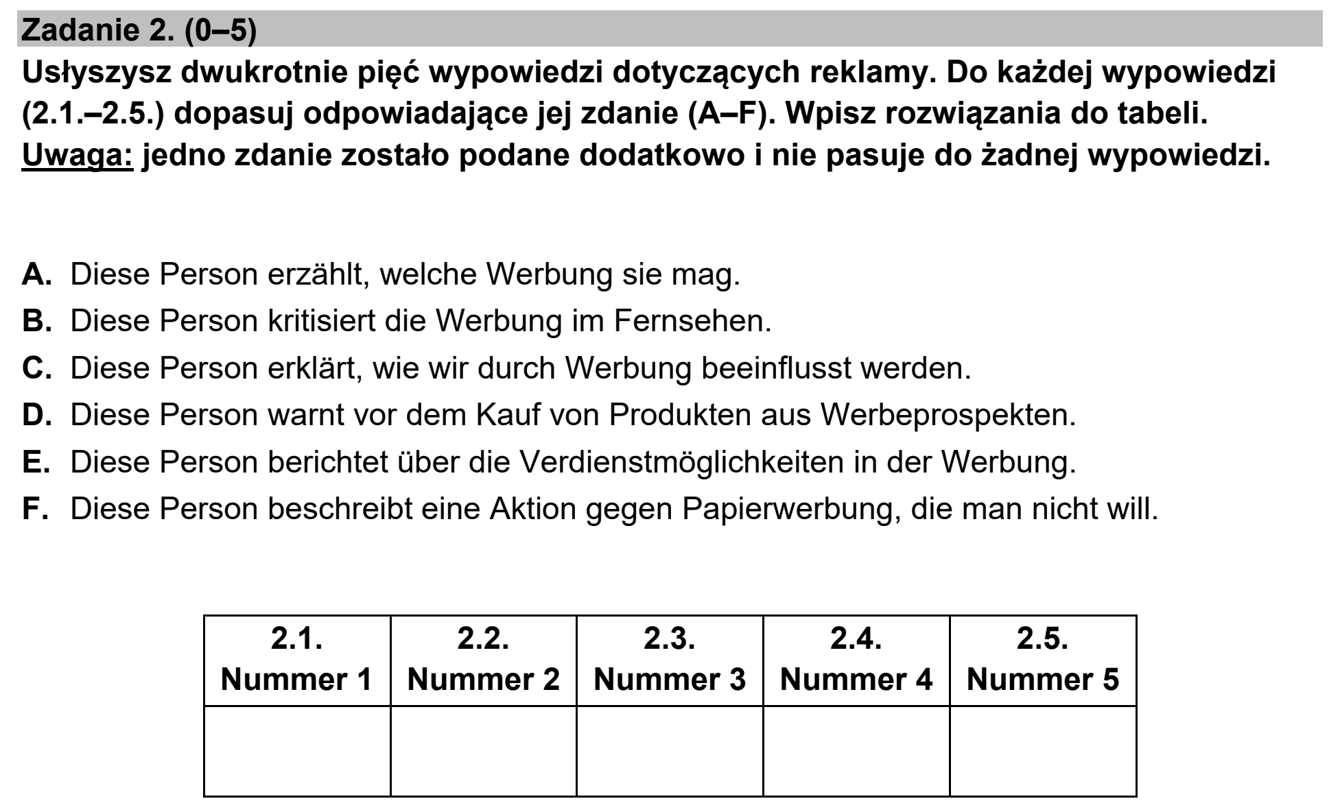 Matura, maj 2023, podgląd zadania 2