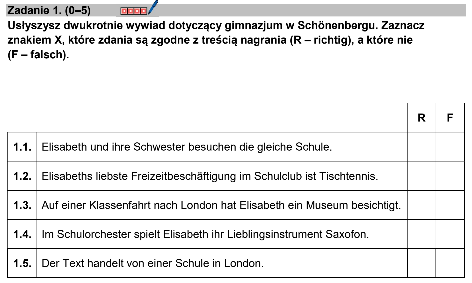 Matura, maj 2026, podgląd zadania 1