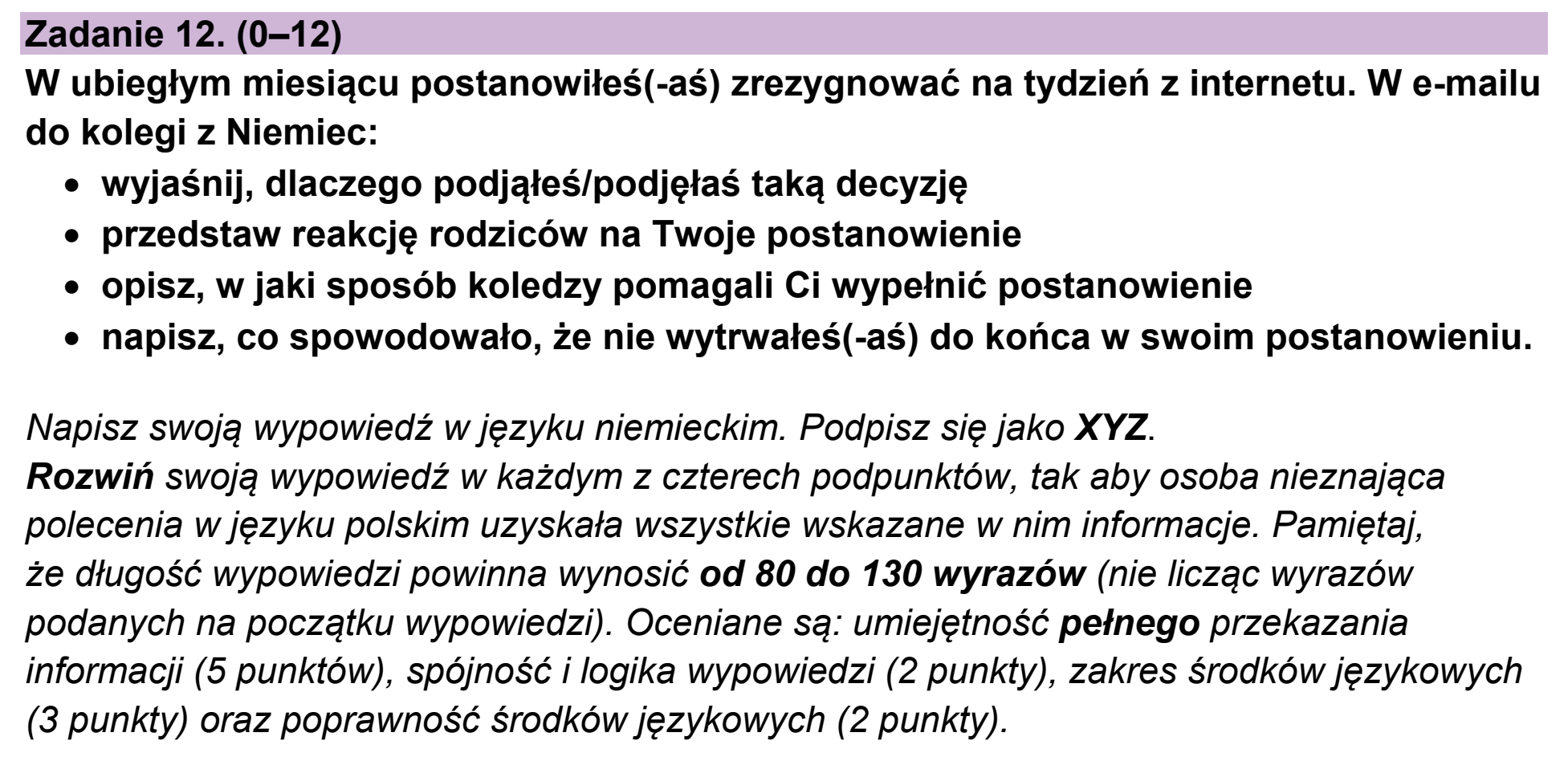 Matura próbna, grudzien 2022, podgląd zadania 12