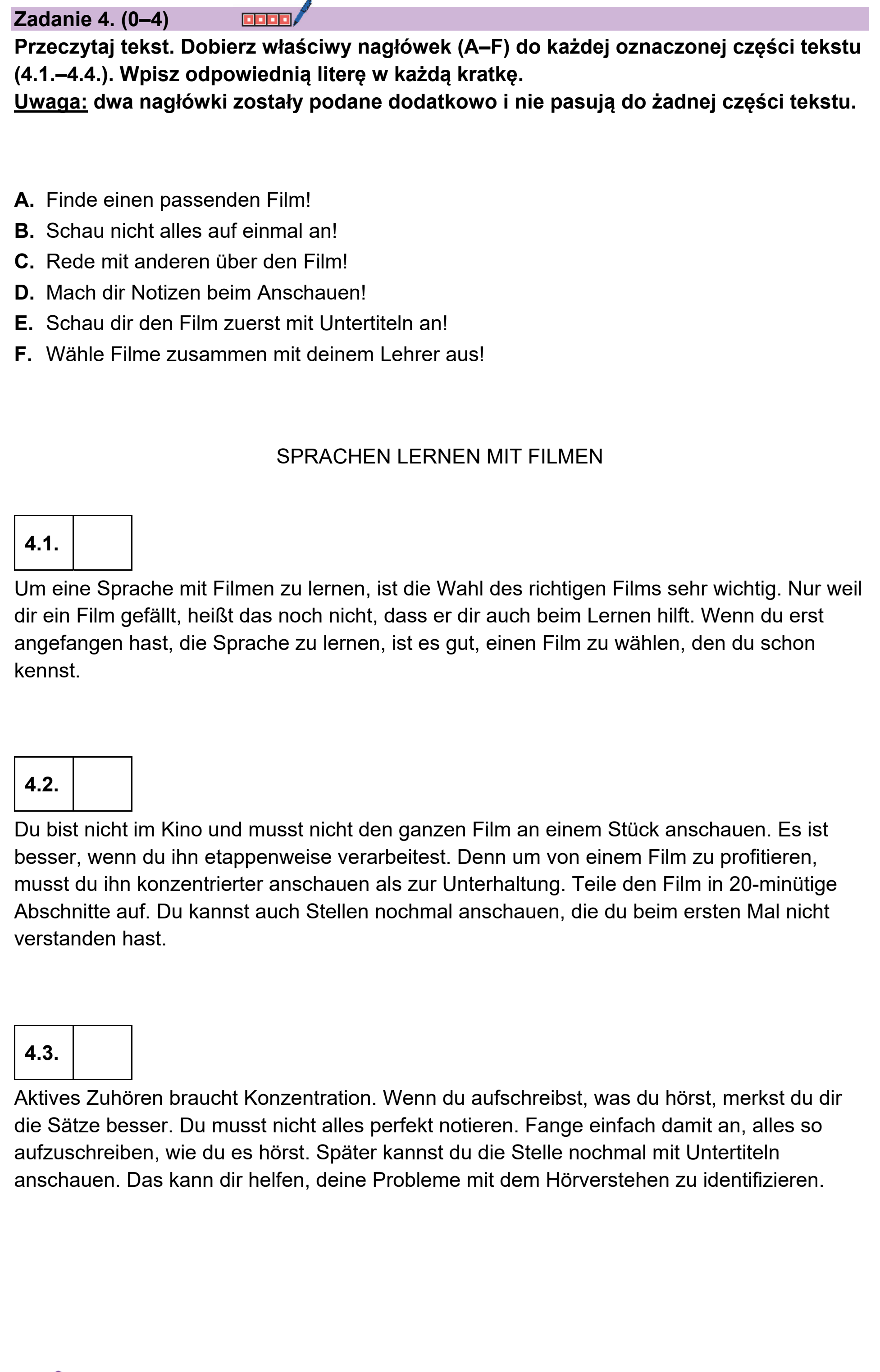 Matura próbna, grudzien 2023, podgląd zadania 4, fragment 1