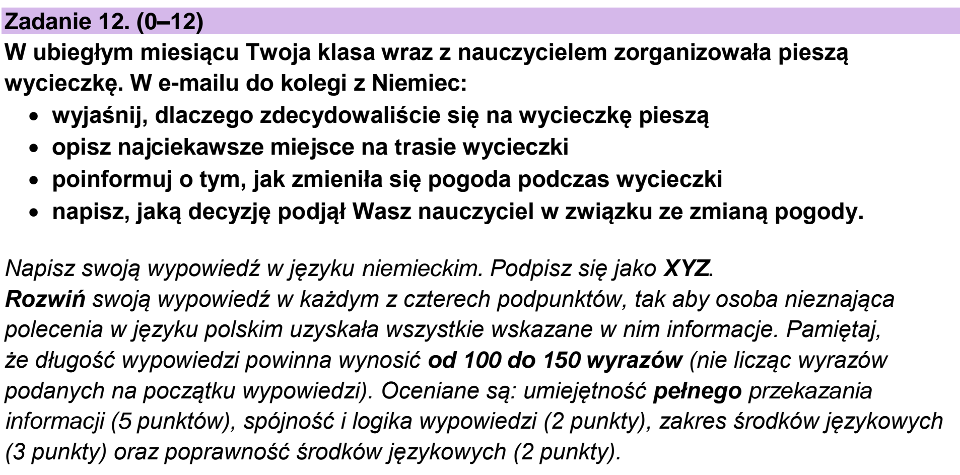 Matura próbna, grudzien 2024, podgląd zadania 12