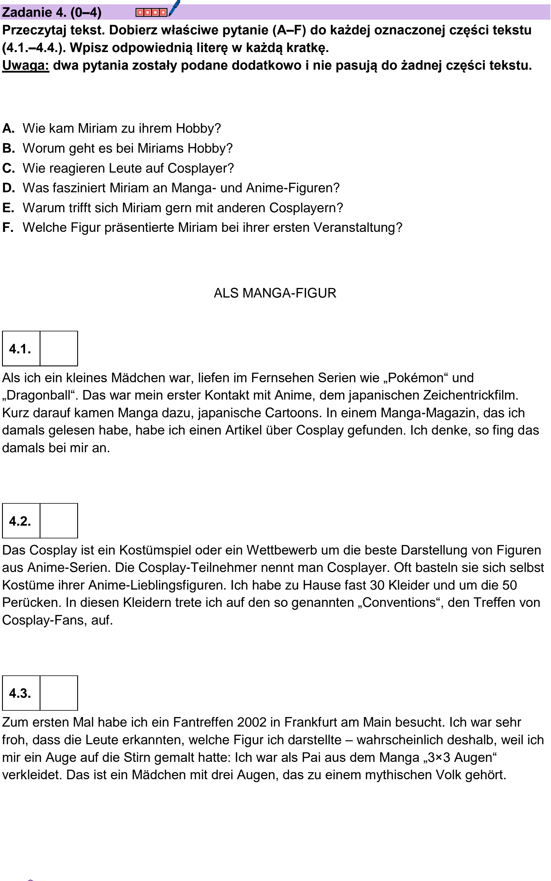 Matura próbna, grudzien 2024, podgląd zadania 4, fragment 1