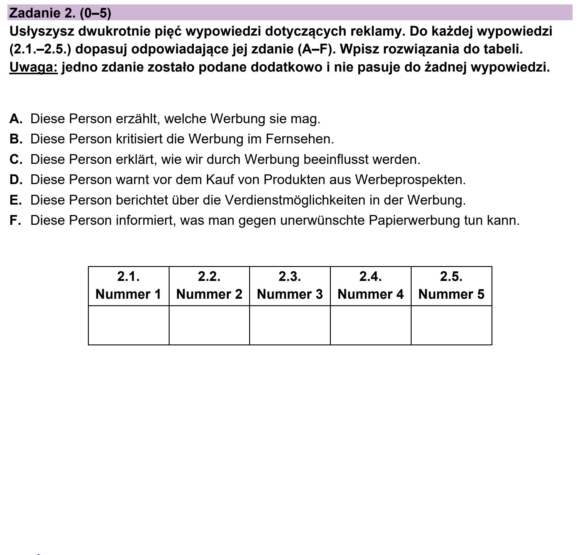 Matura, maj 2023, podgląd zadania 2
