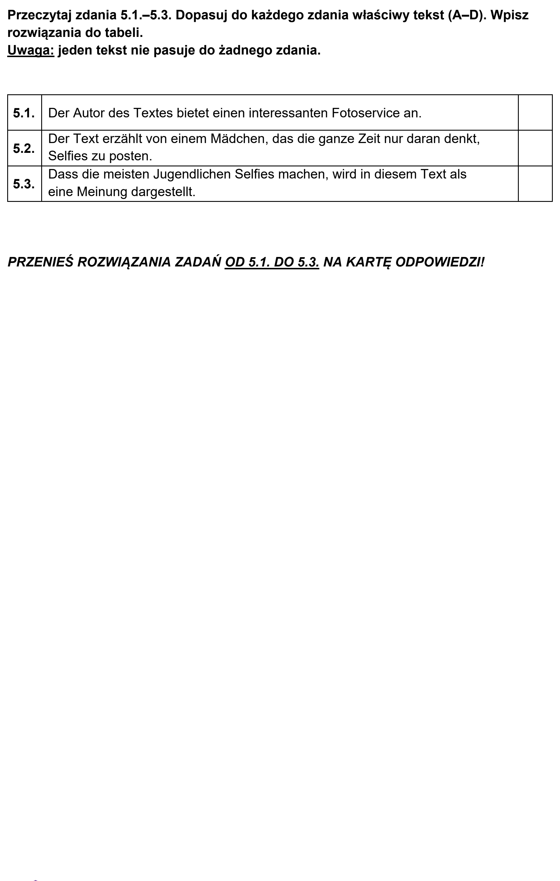 Matura, maj 2023, podgląd zadania 5, fragment 3
