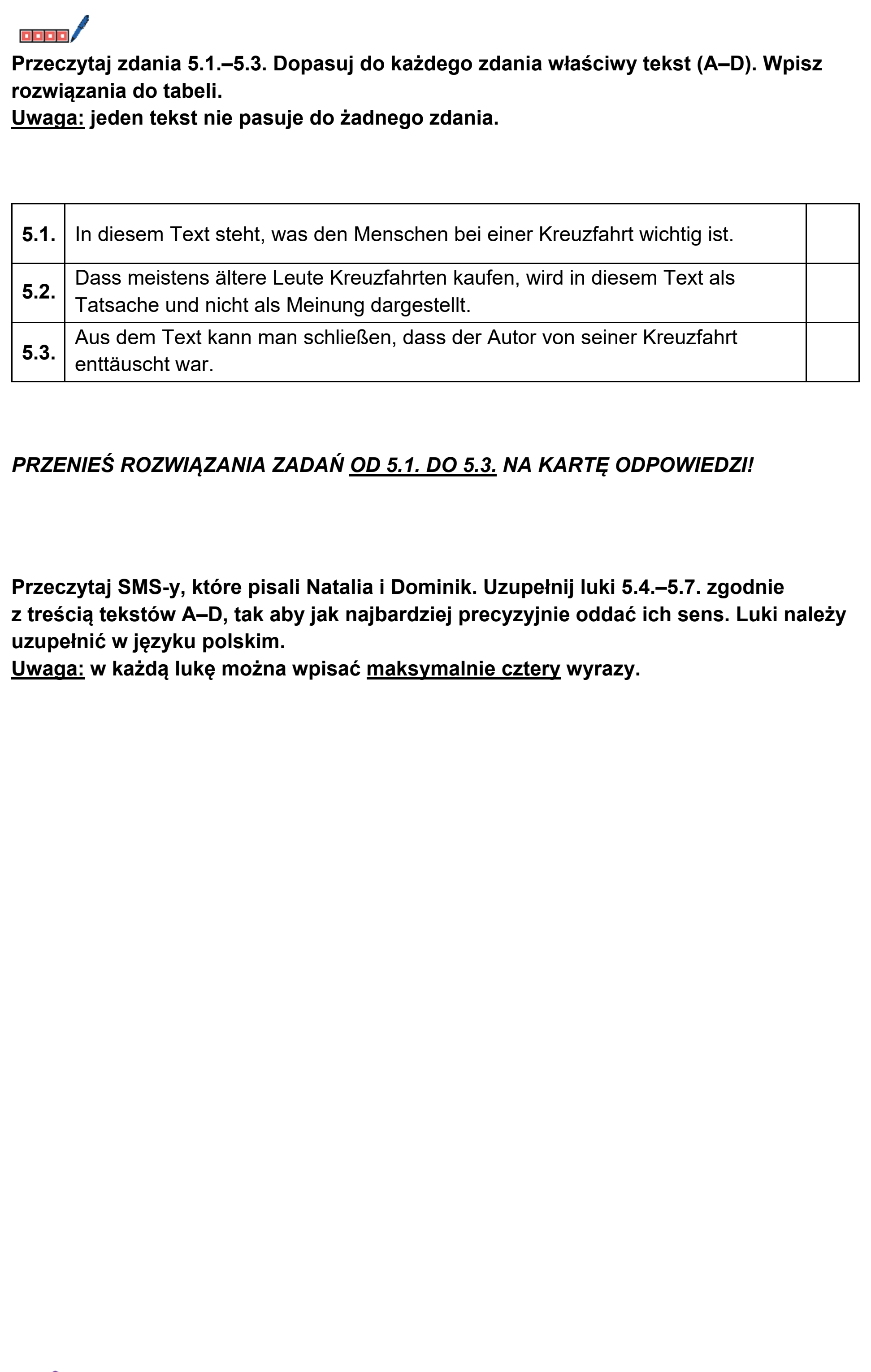 Matura, maj 2025, podgląd zadania 5, fragment 3