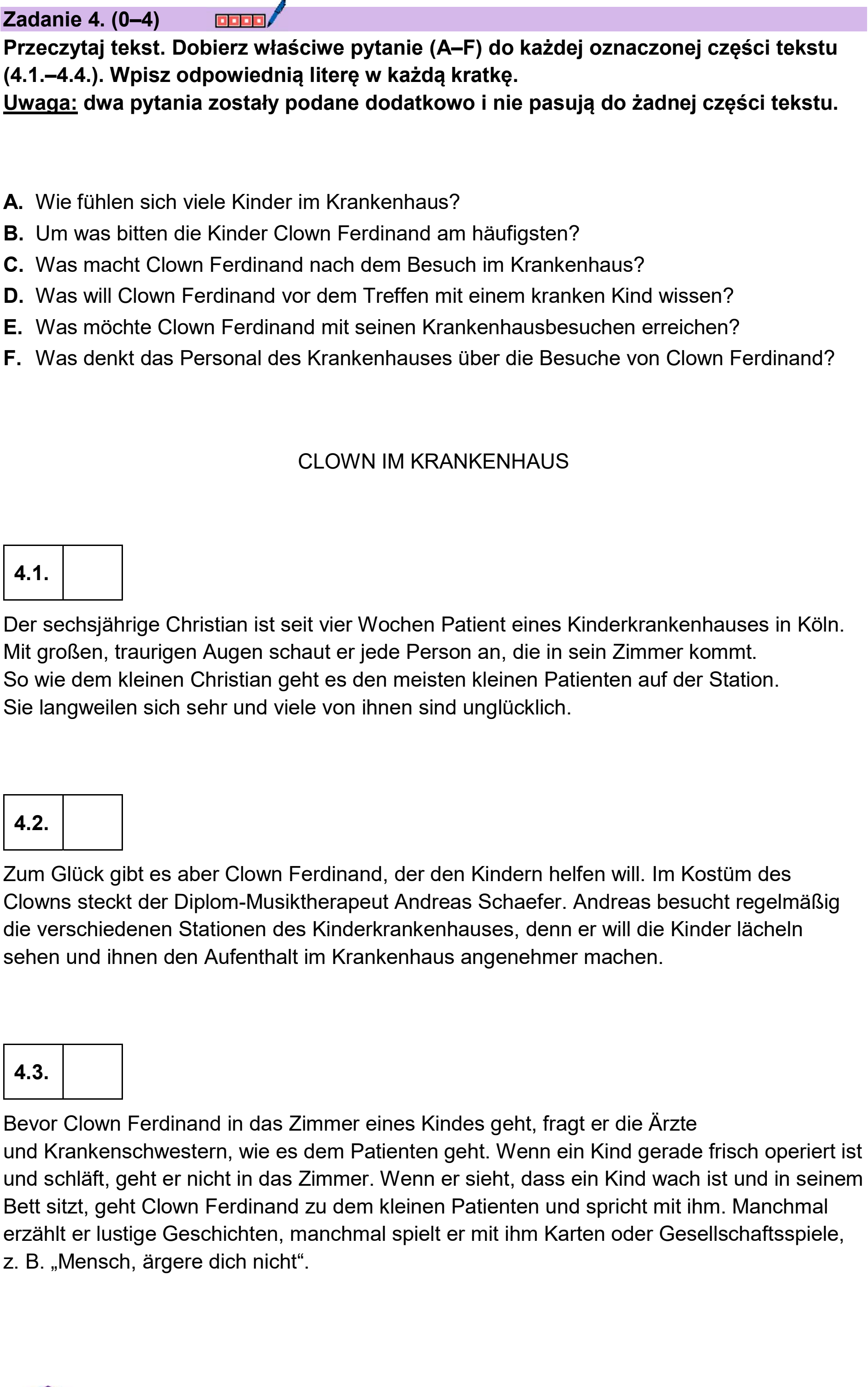 Matura, maj 2026, podgląd zadania 4, fragment 1