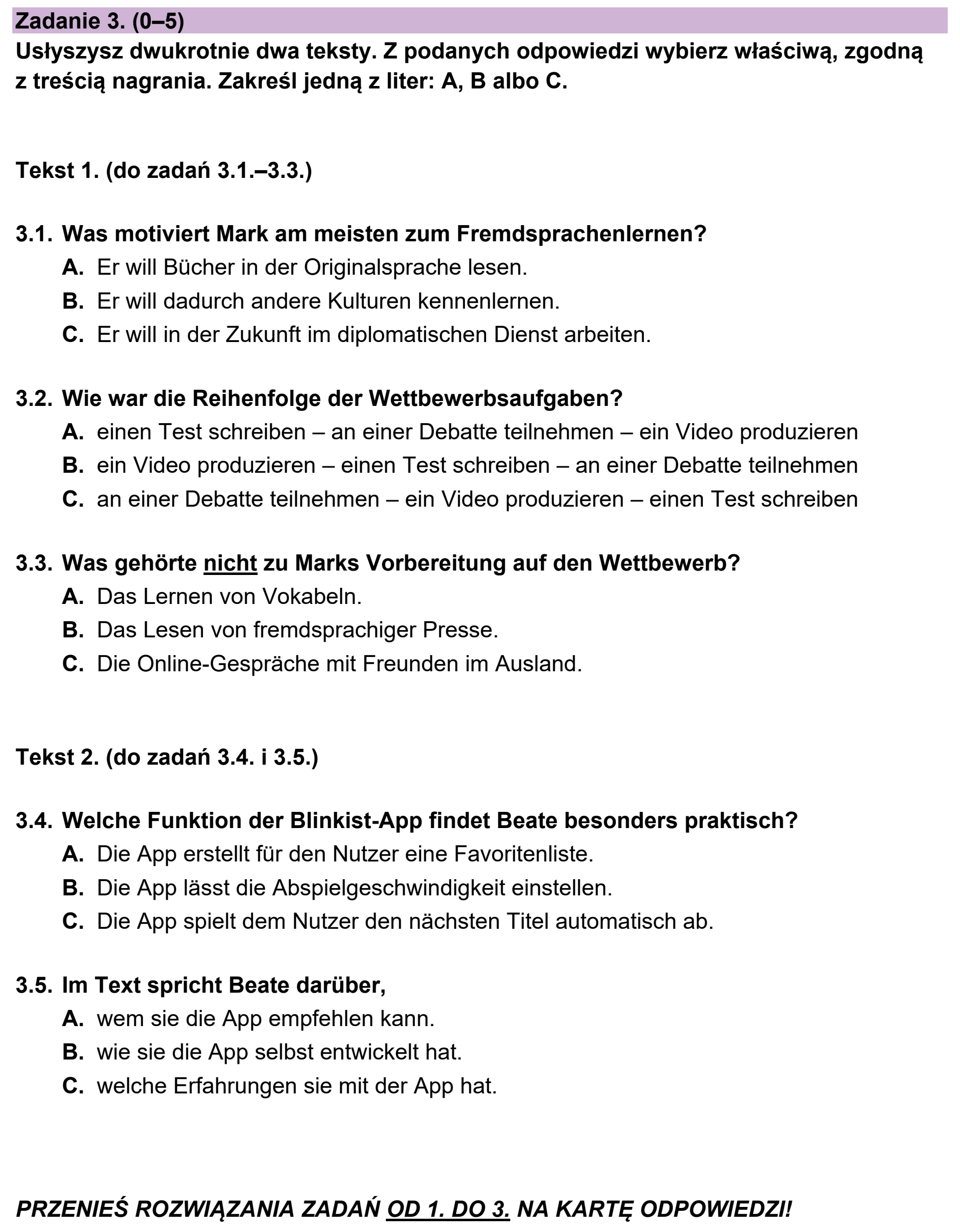 Matura próbna, wrzesien 2022, podgląd zadania 3