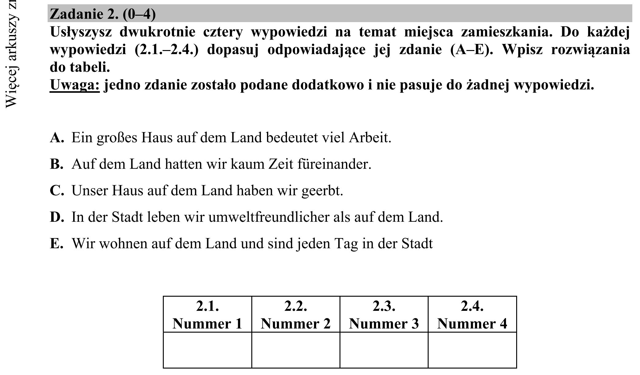 Matura dodatkowa, czerwiec 2015, podgląd zadania 2