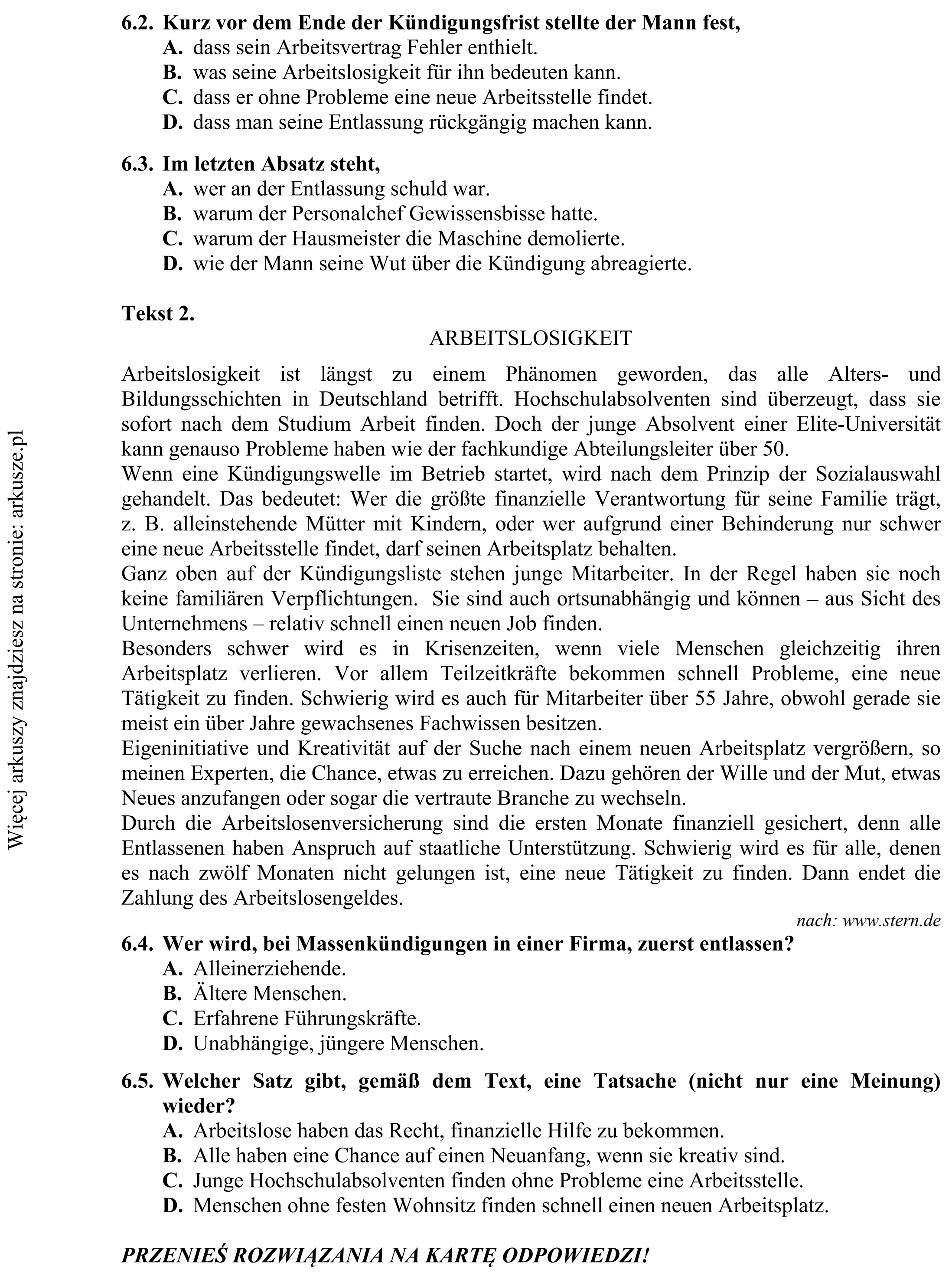 Matura dodatkowa, czerwiec 2015, podgląd zadania 6, fragment 2
