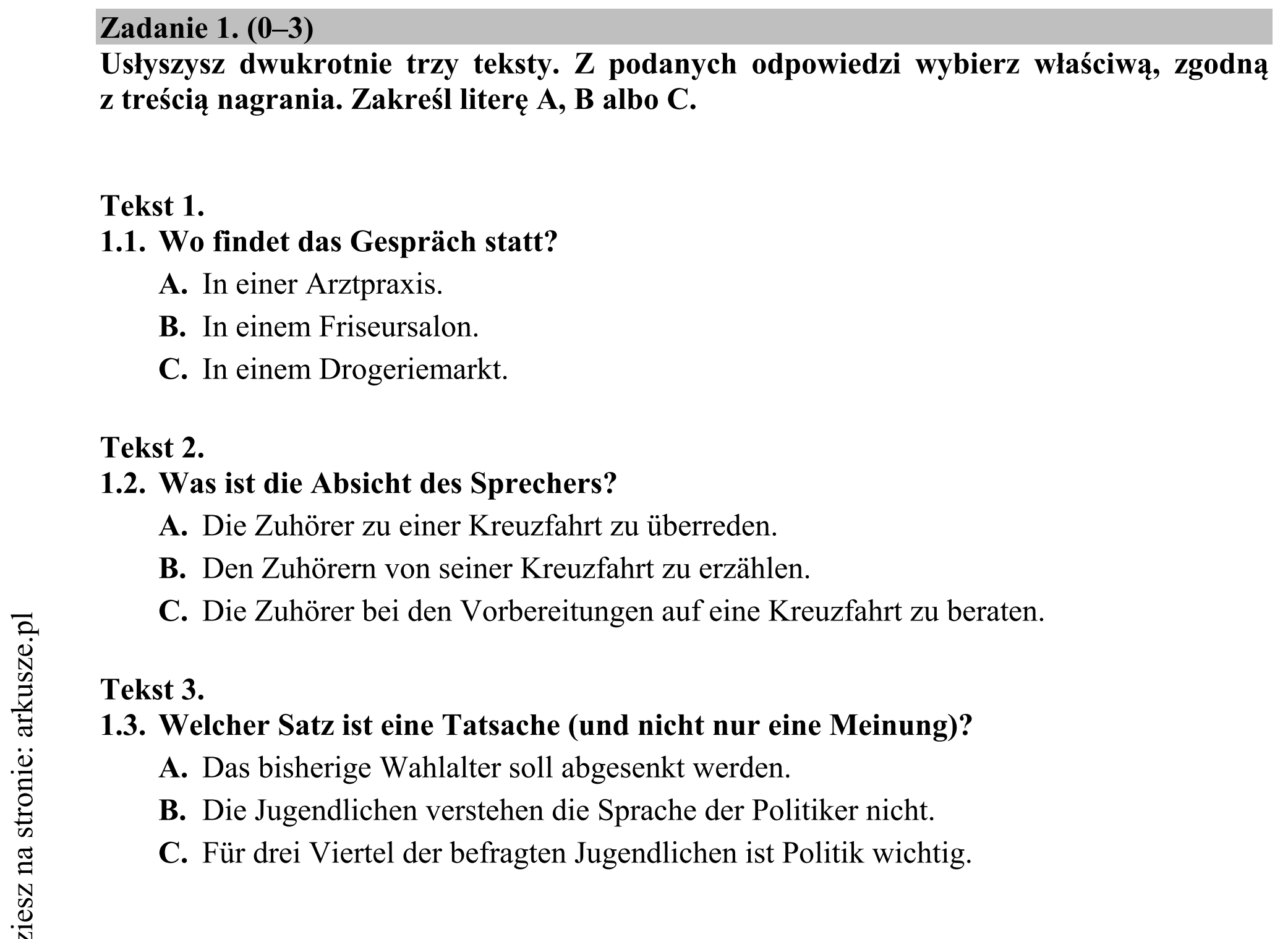 Matura dodatkowa, czerwiec 2017, podgląd zadania 1