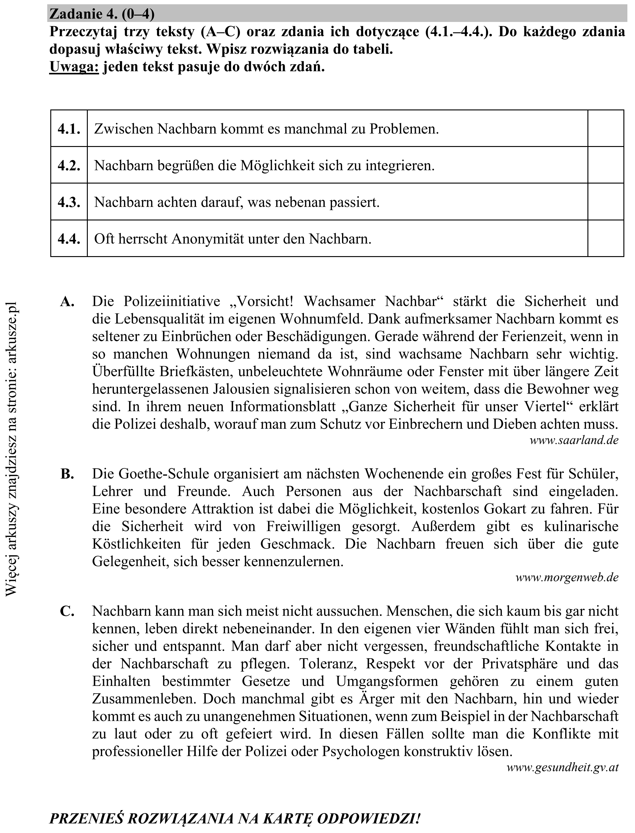Matura dodatkowa, czerwiec 2017, podgląd zadania 4