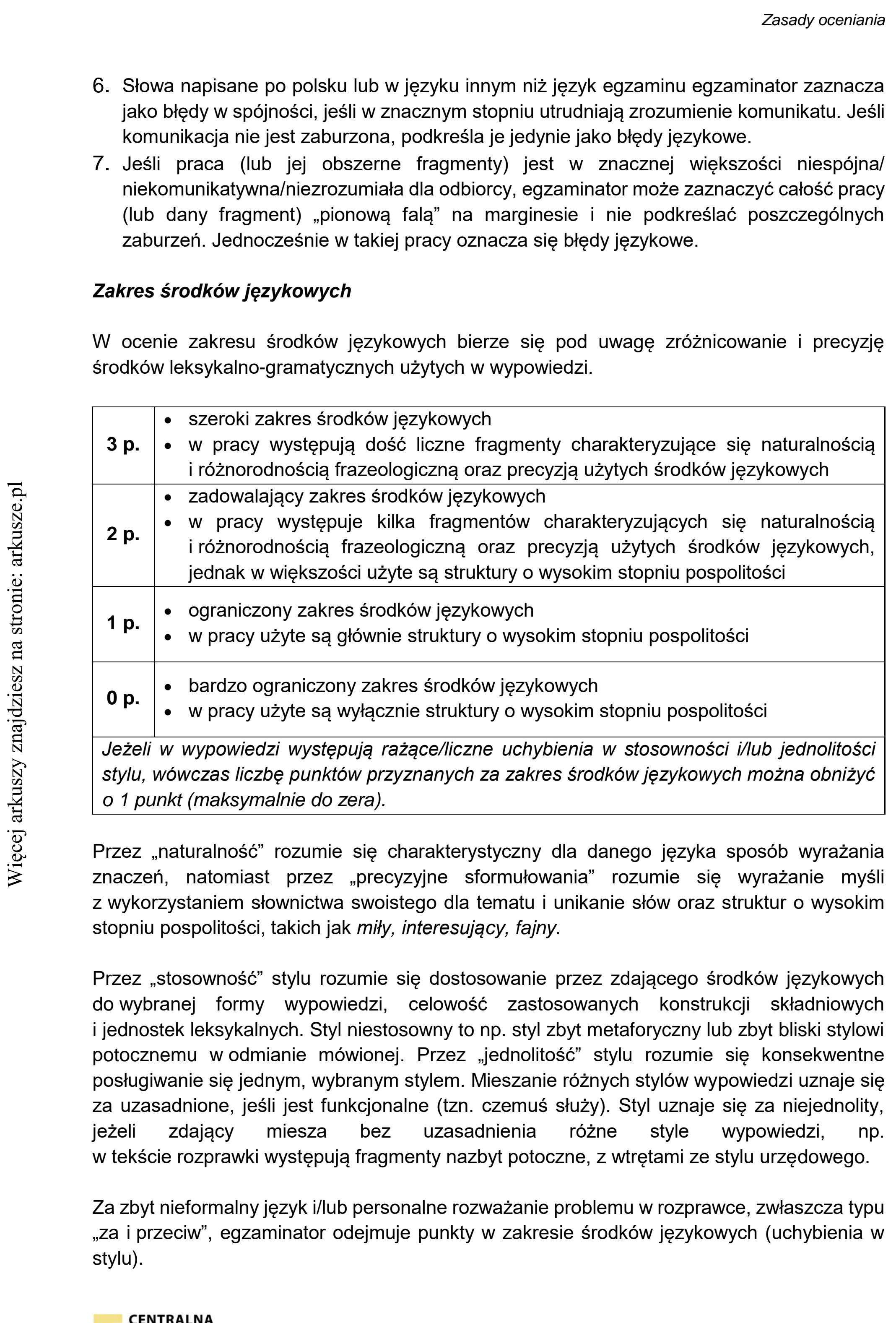 Matura dodatkowa, lipiec 2020, odpowiedź do zadania 10, fragment 11