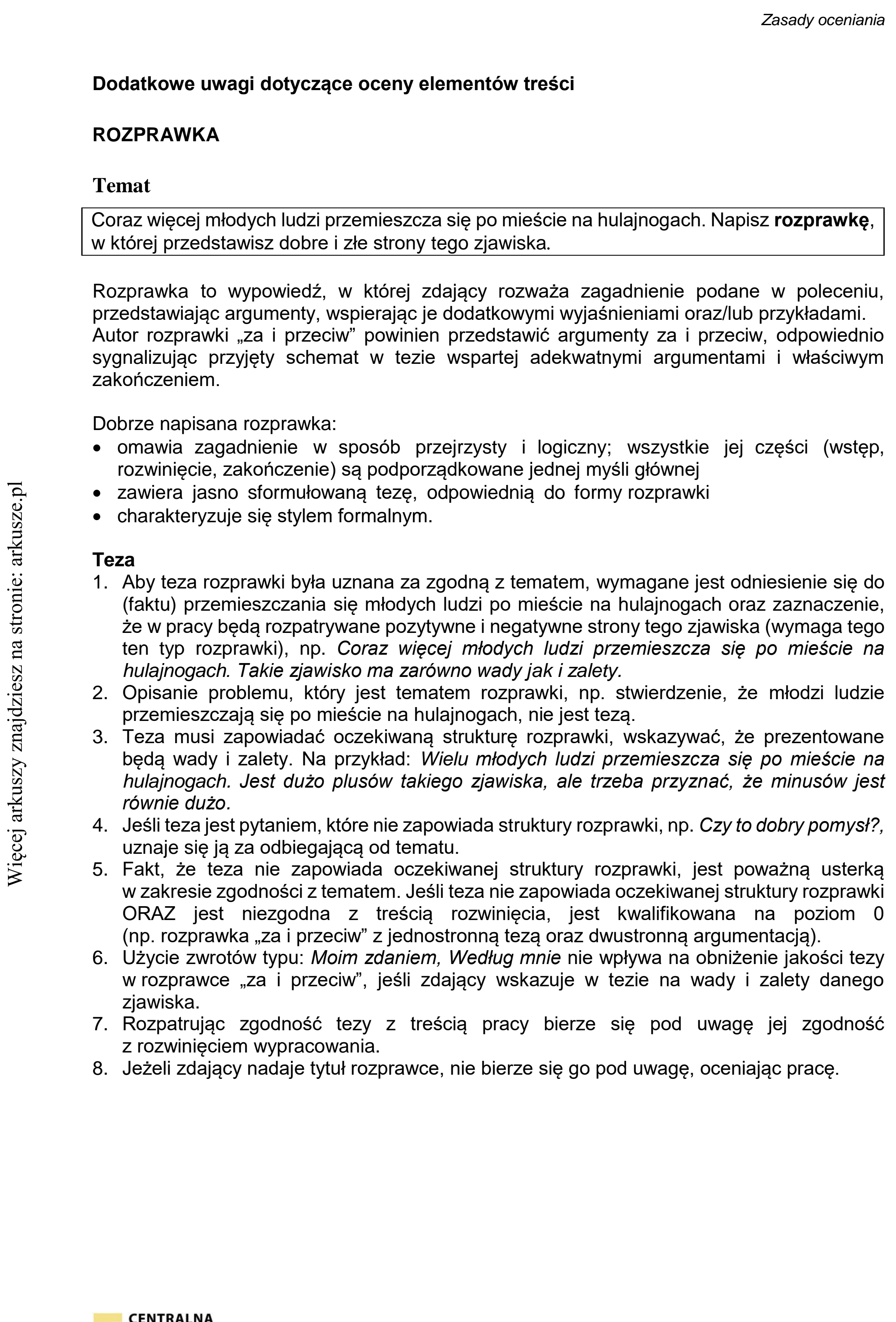 Matura dodatkowa, lipiec 2020, odpowiedź do zadania 10, fragment 3