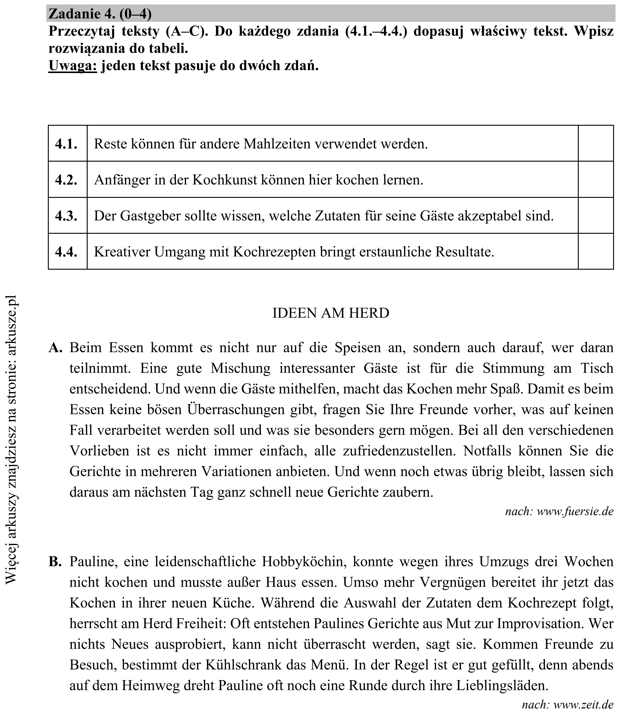 Matura dodatkowa, lipiec 2020, podgląd zadania 4, fragment 1