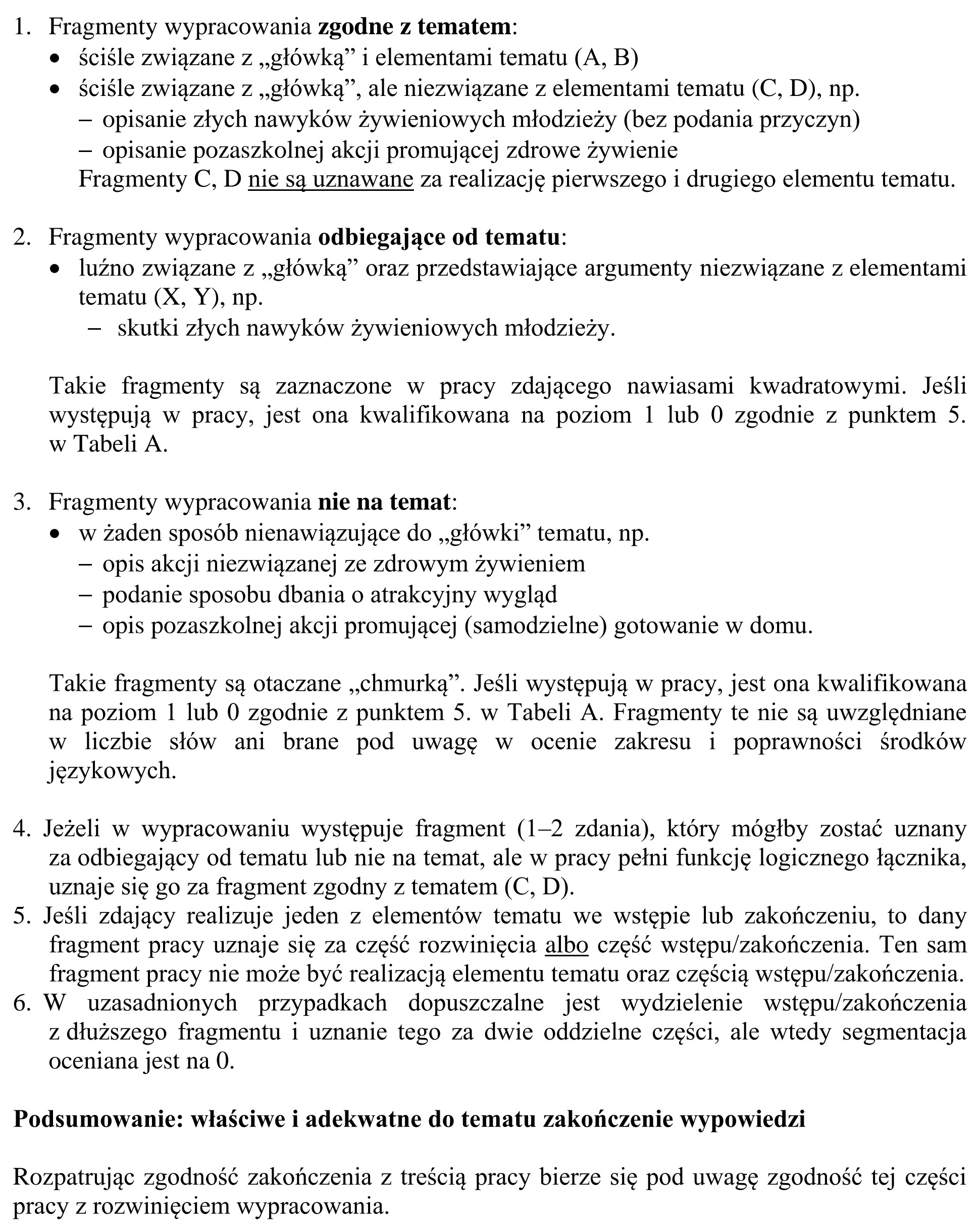 Matura, maj 2015, odpowiedź do zadania 10, fragment 9