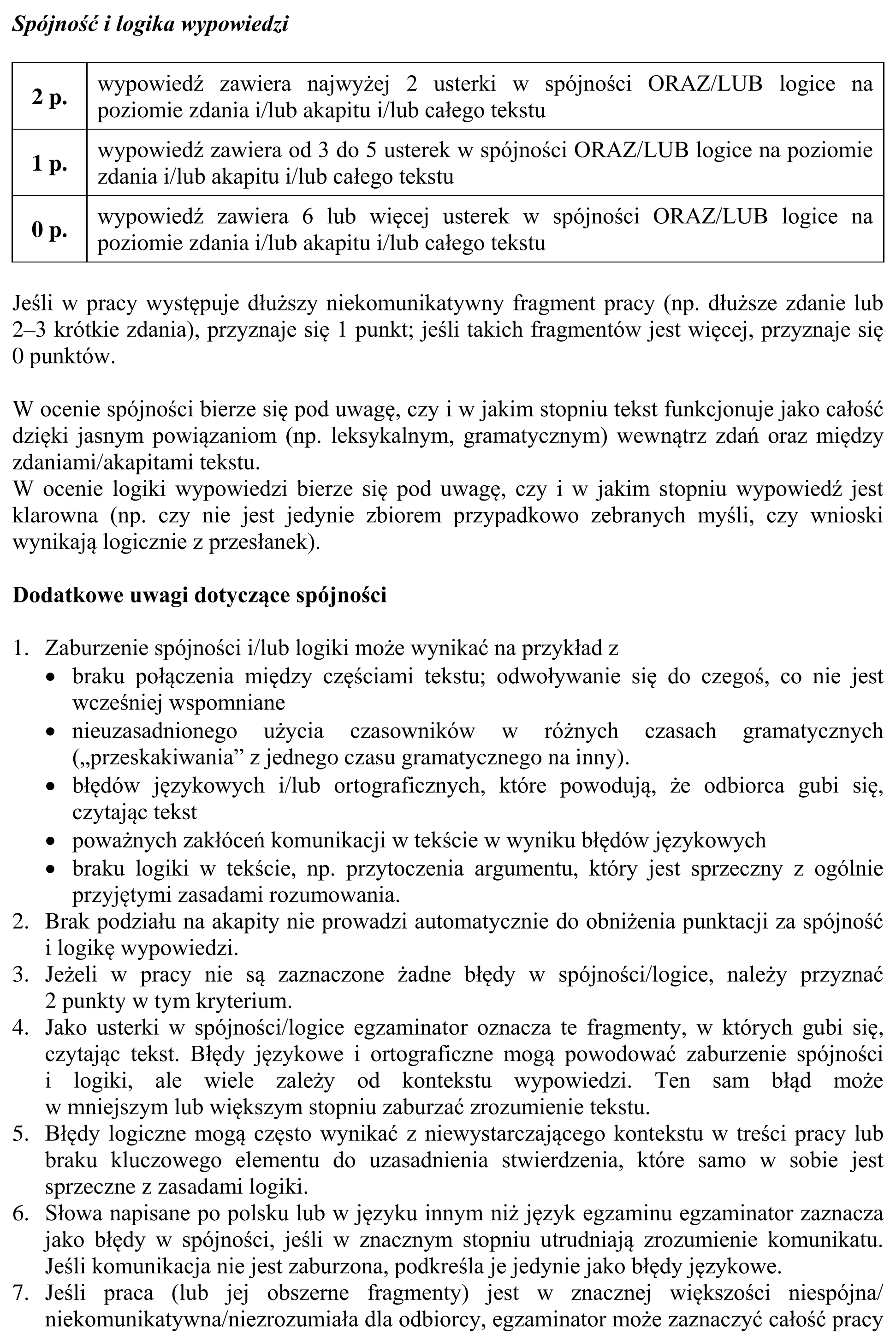 Matura, maj 2015, odpowiedź do zadania 10, fragment 10