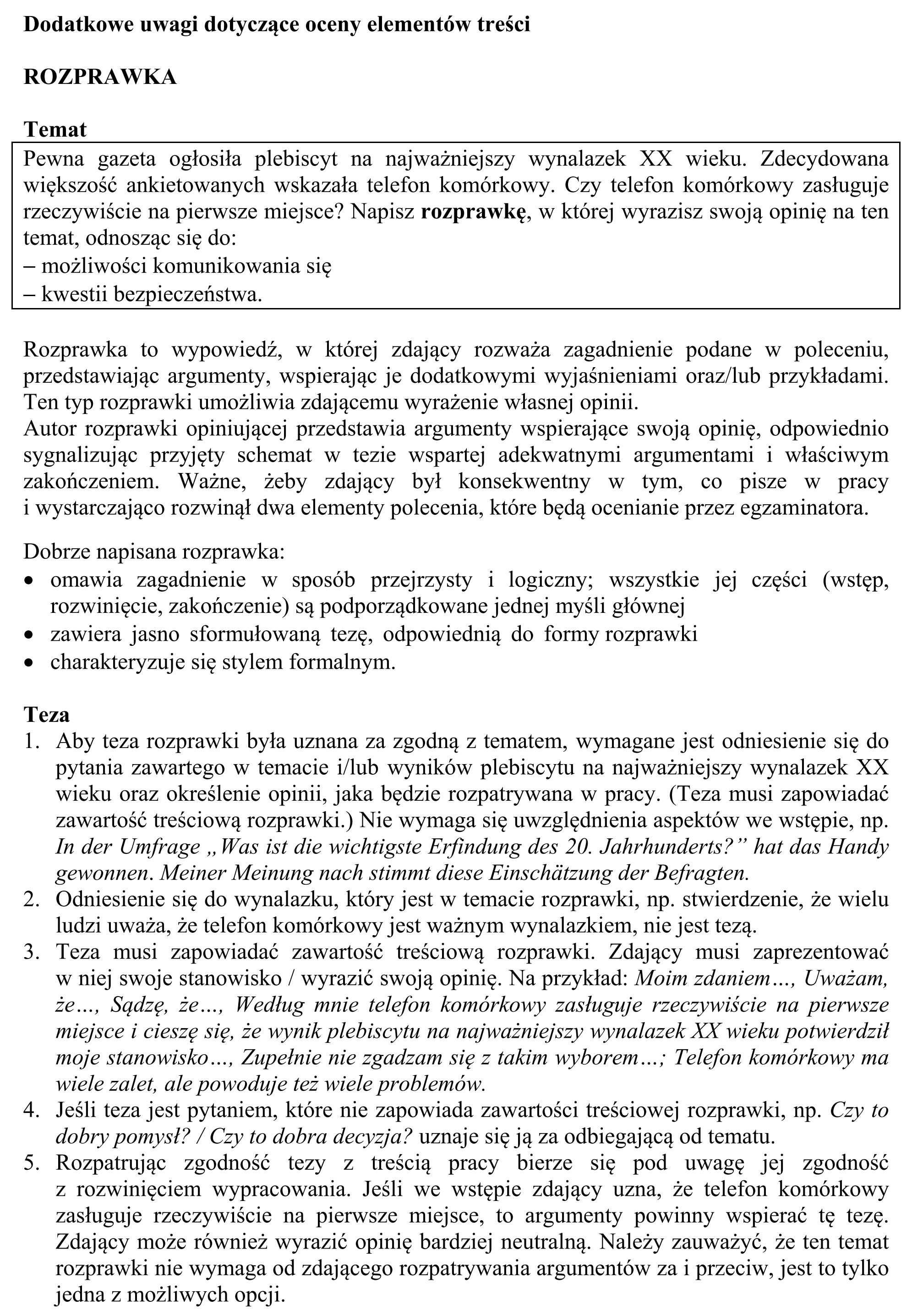 Matura, maj 2016, odpowiedź do zadania 10, fragment 4