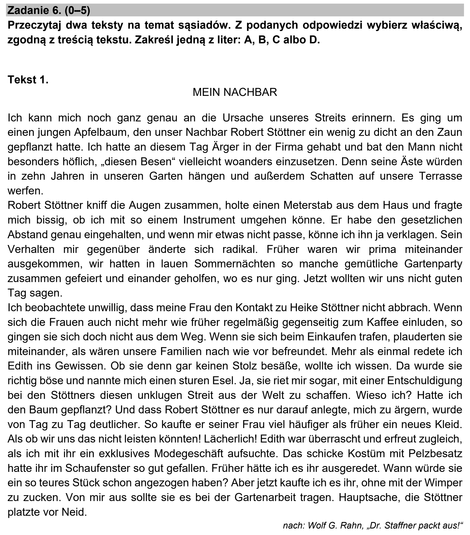 Matura, maj 2022, podgląd zadania 6, fragment 1
