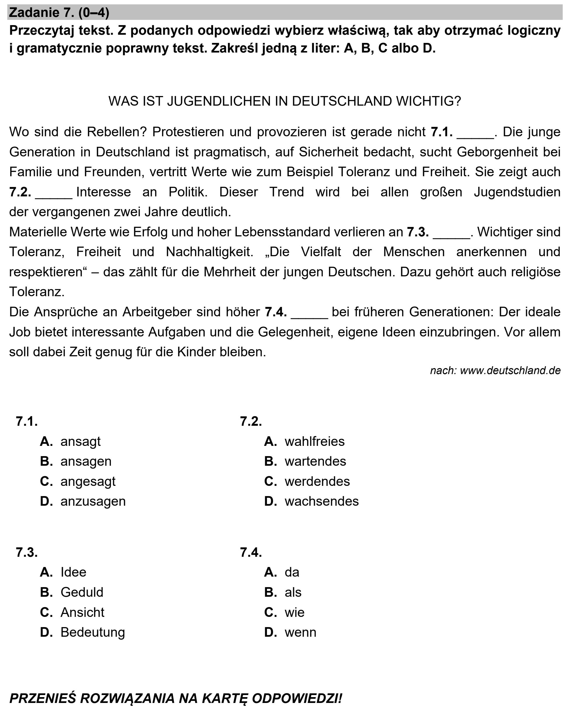Matura, maj 2022, podgląd zadania 7