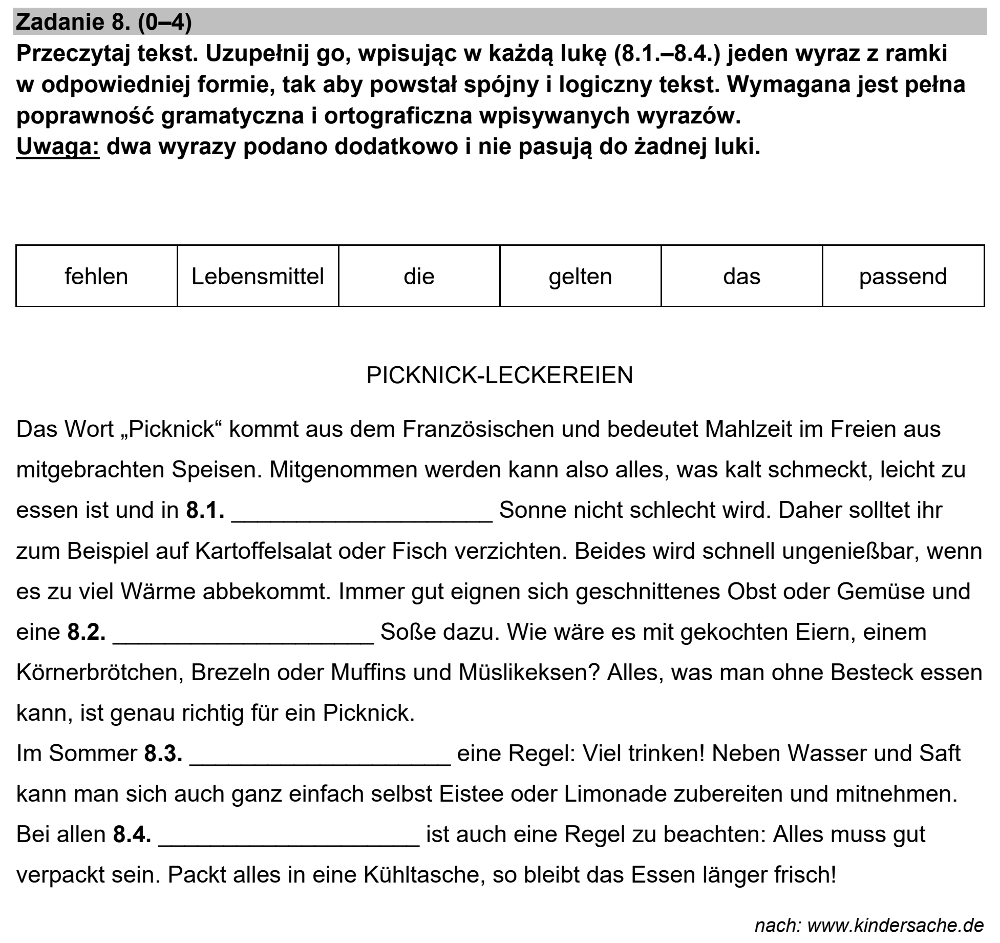 Matura, maj 2024, podgląd zadania 8