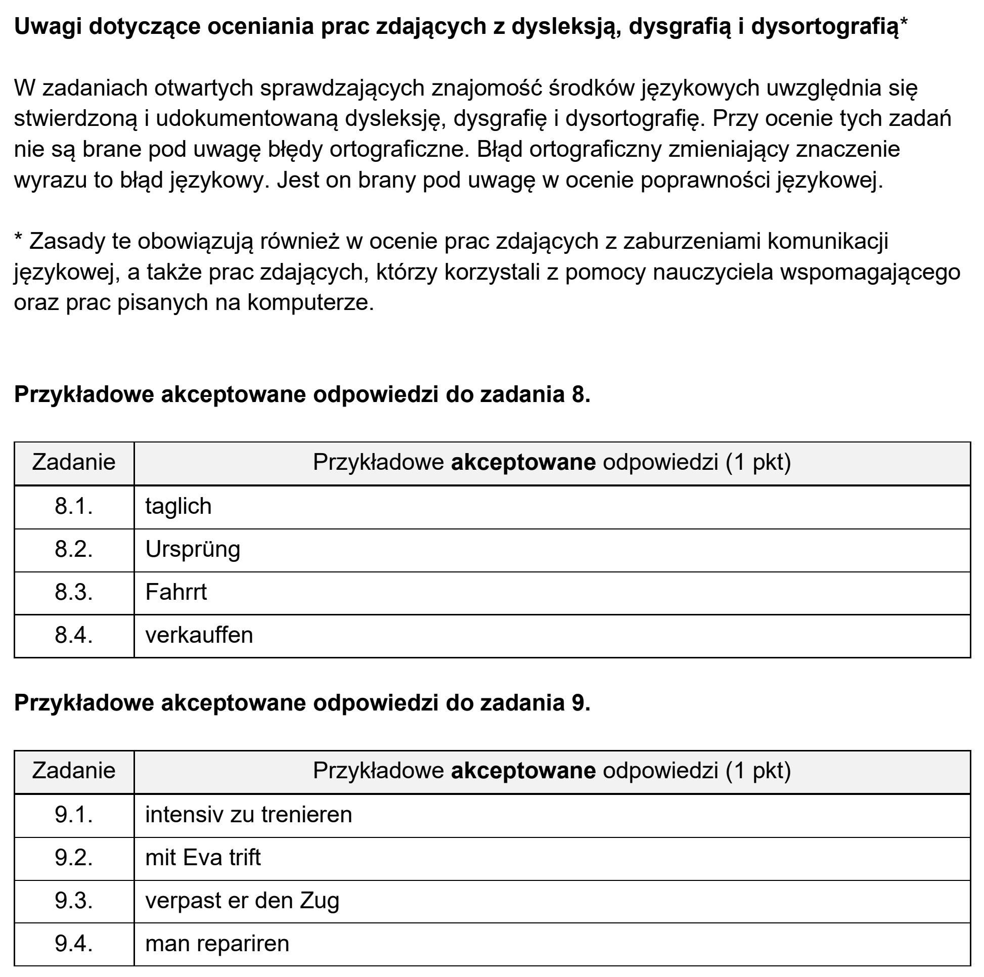Matura, maj 2025, odpowiedź do zadania 9, fragment 2