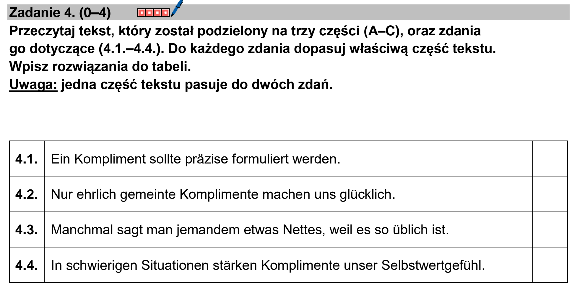 Matura, maj 2025, podgląd zadania 4, fragment 1