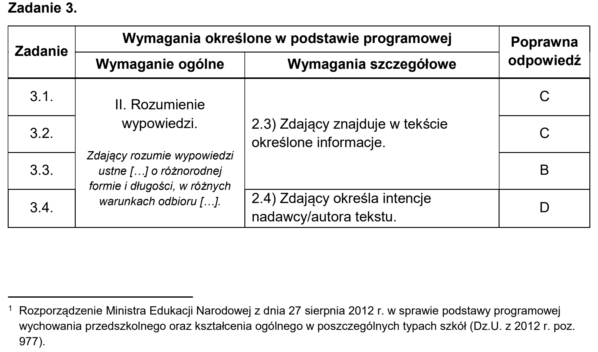 Matura, maj 2026, odpowiedź do zadania 3