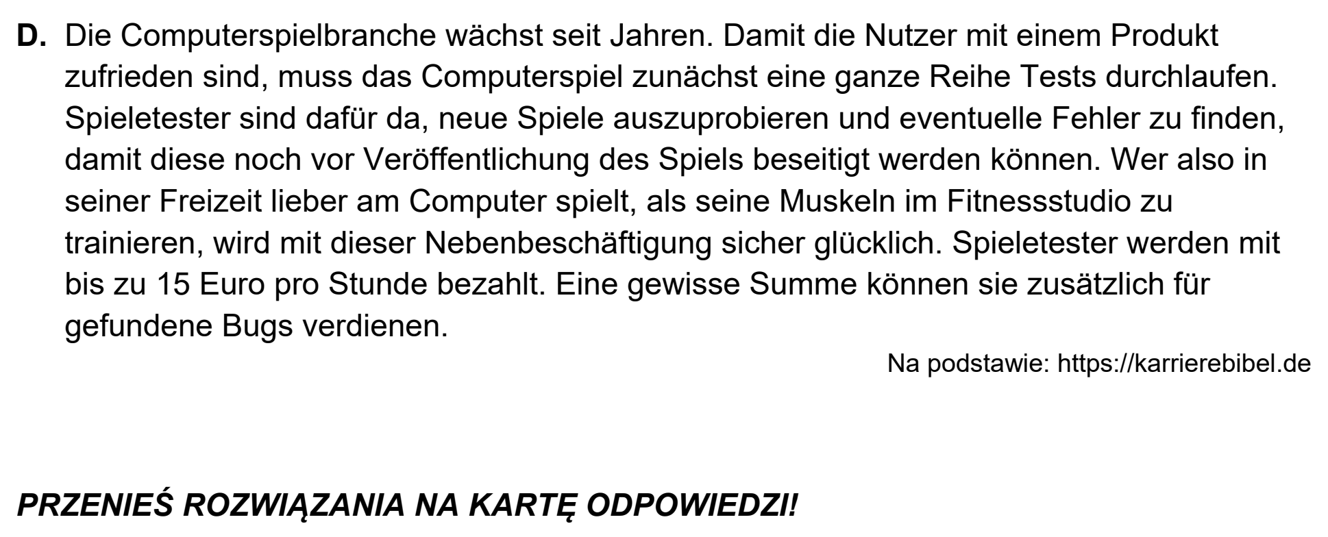 Matura próbna, grudzien 2022, podgląd zadania 4, fragment 2