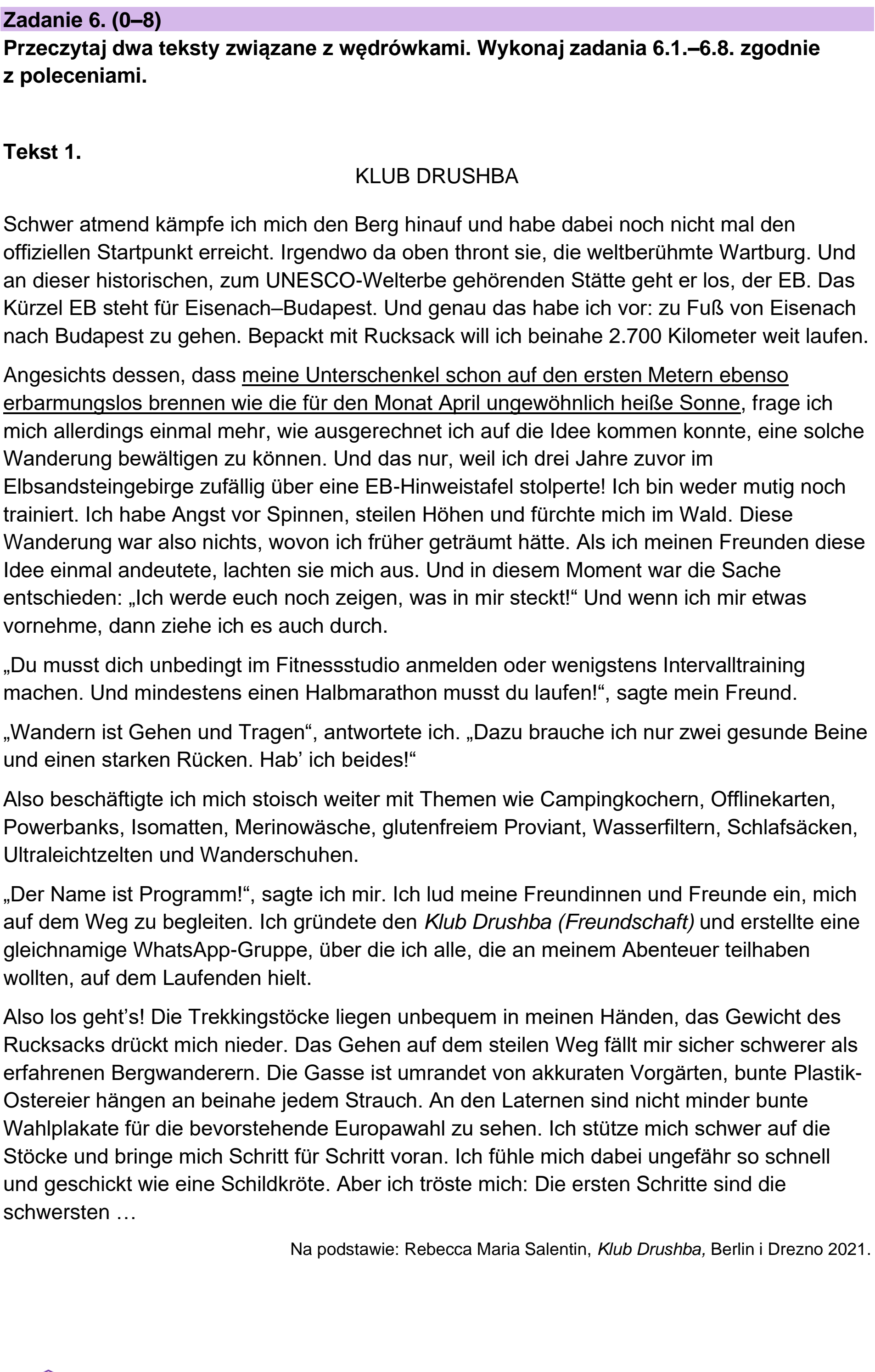 Matura próbna, grudzien 2024, podgląd zadania 6, fragment 1