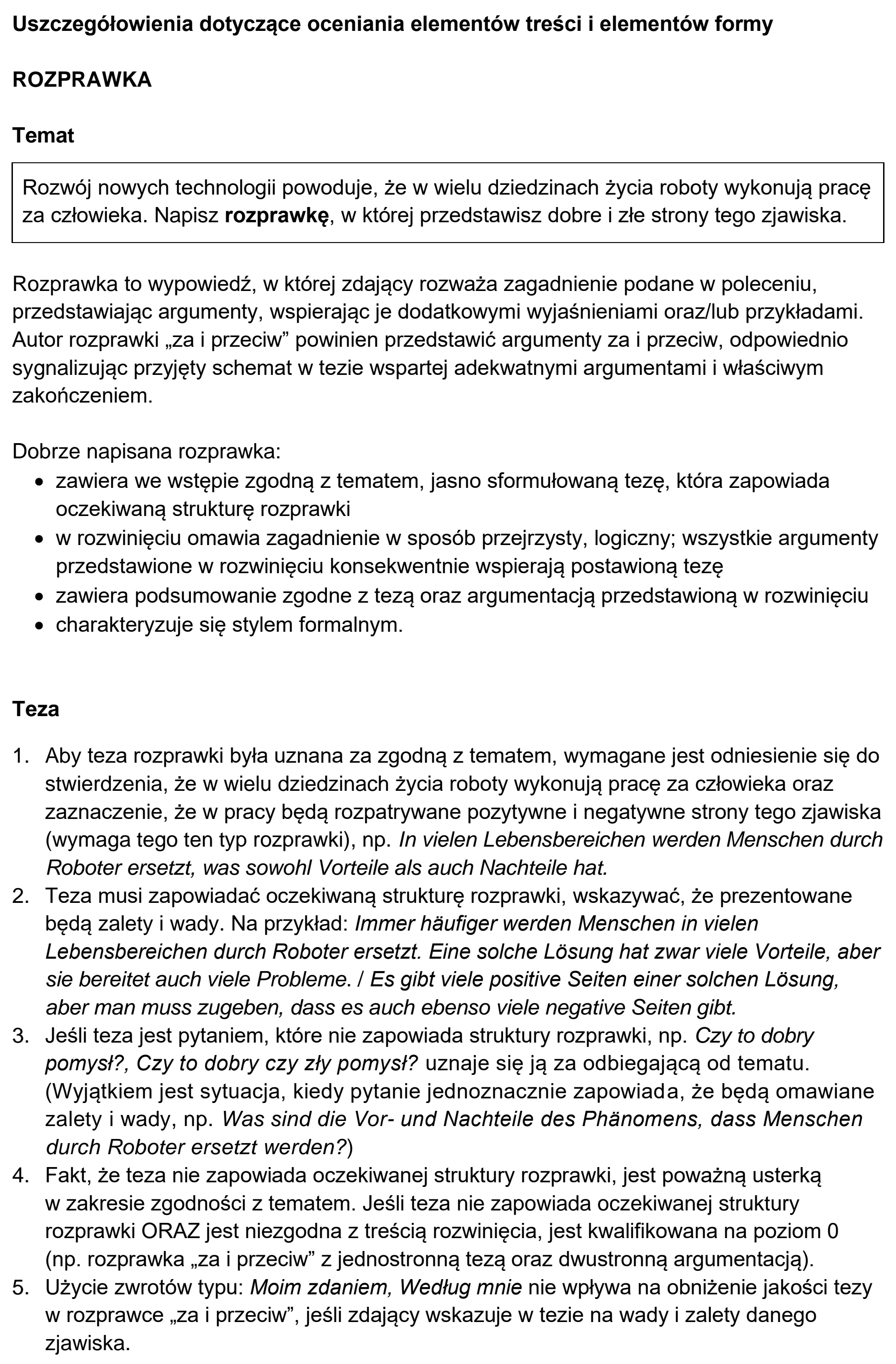 Matura, maj 2023, odpowiedź do zadania 10, fragment 2