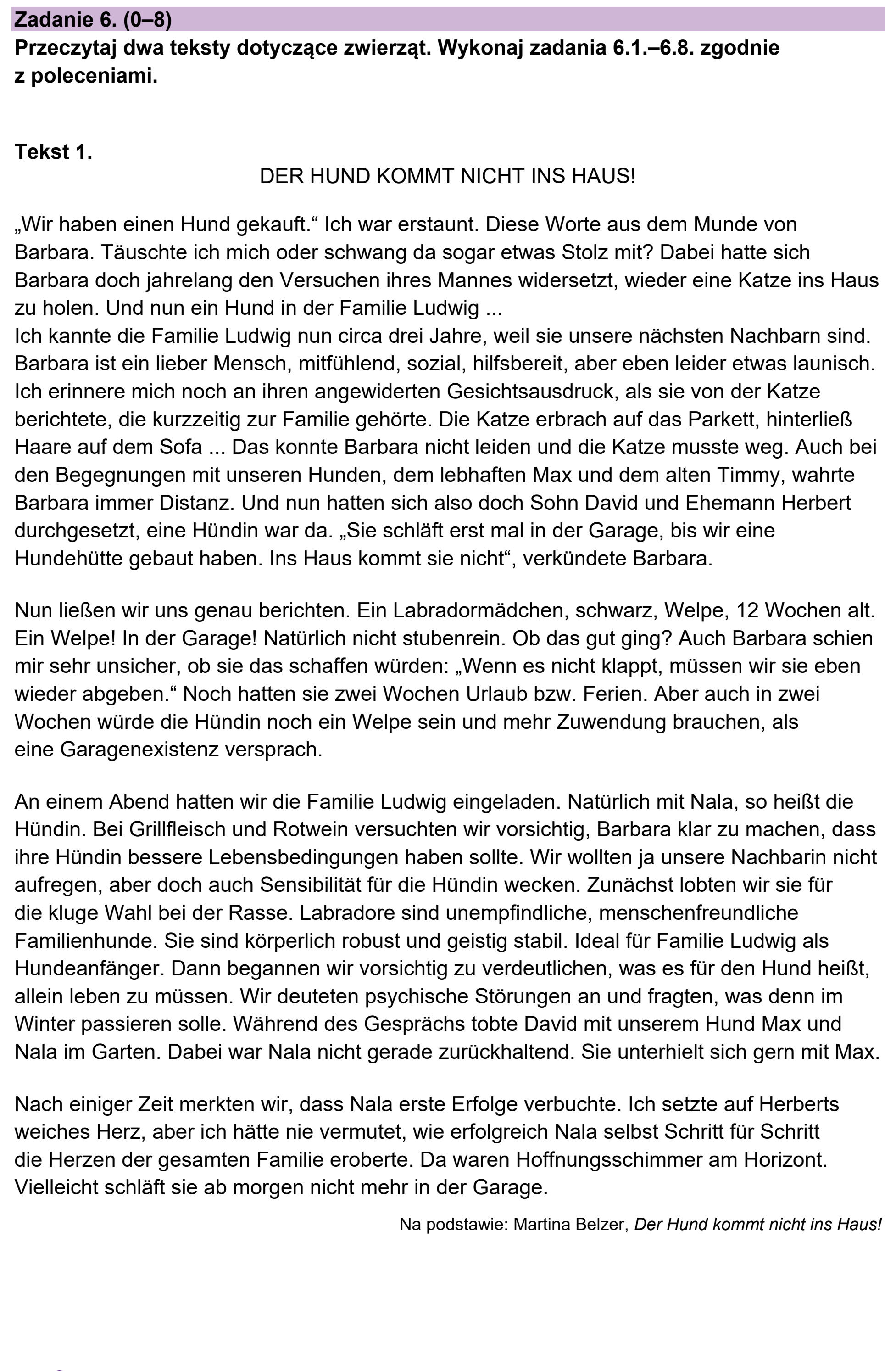 Matura, maj 2023, podgląd zadania 6, fragment 1
