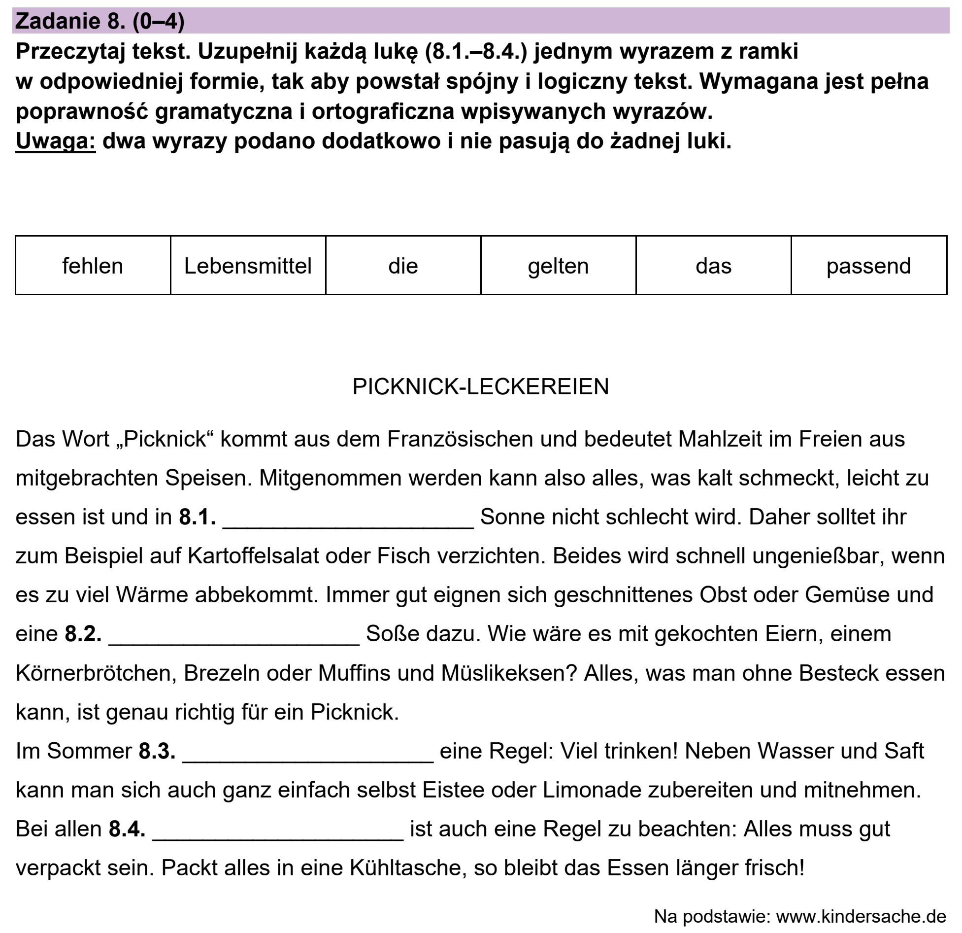 Matura, maj 2024, podgląd zadania 8