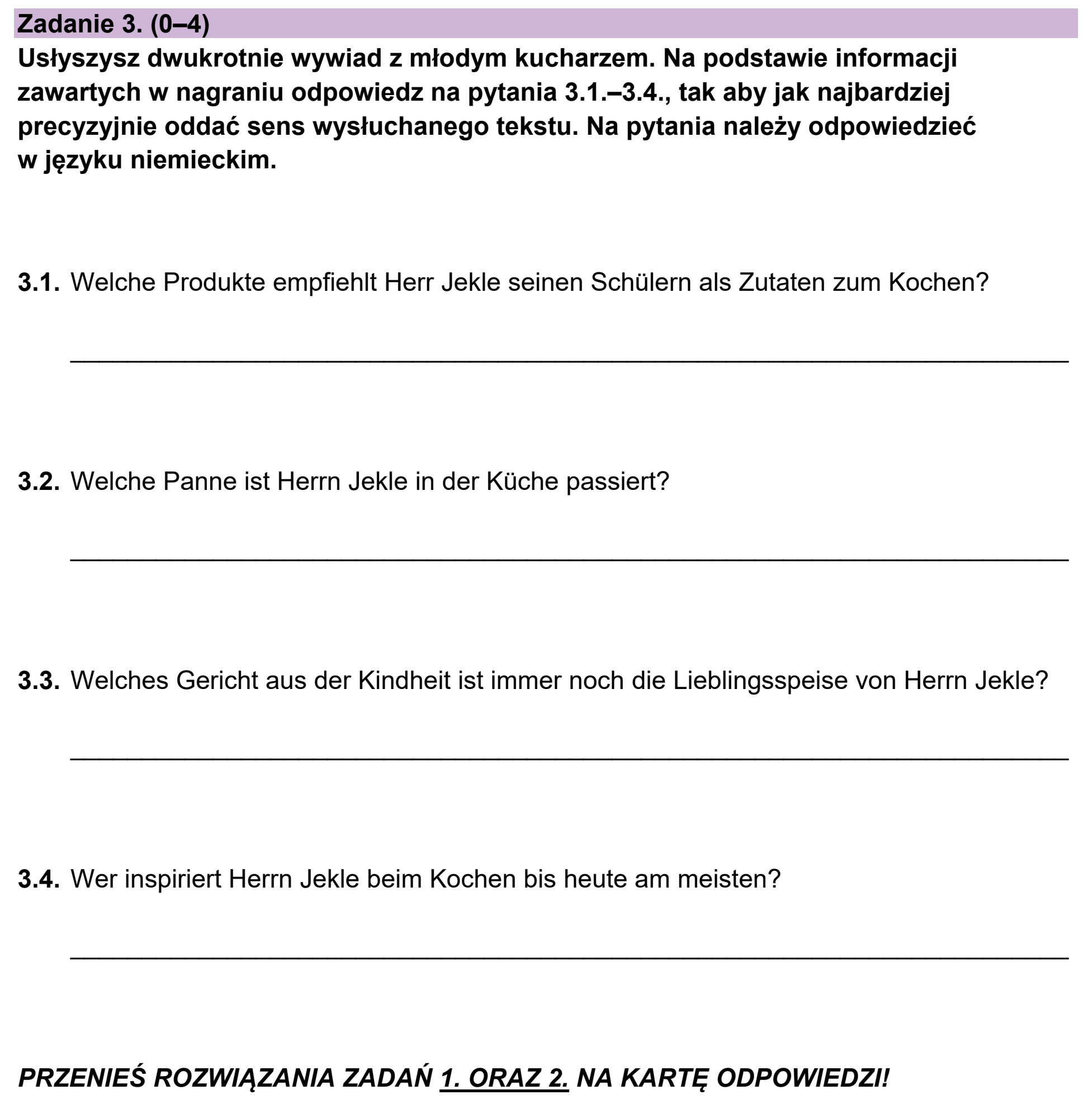 Matura, maj 2025, podgląd zadania 3