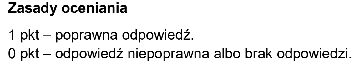 Matura, maj 2026, odpowiedź do zadania 6