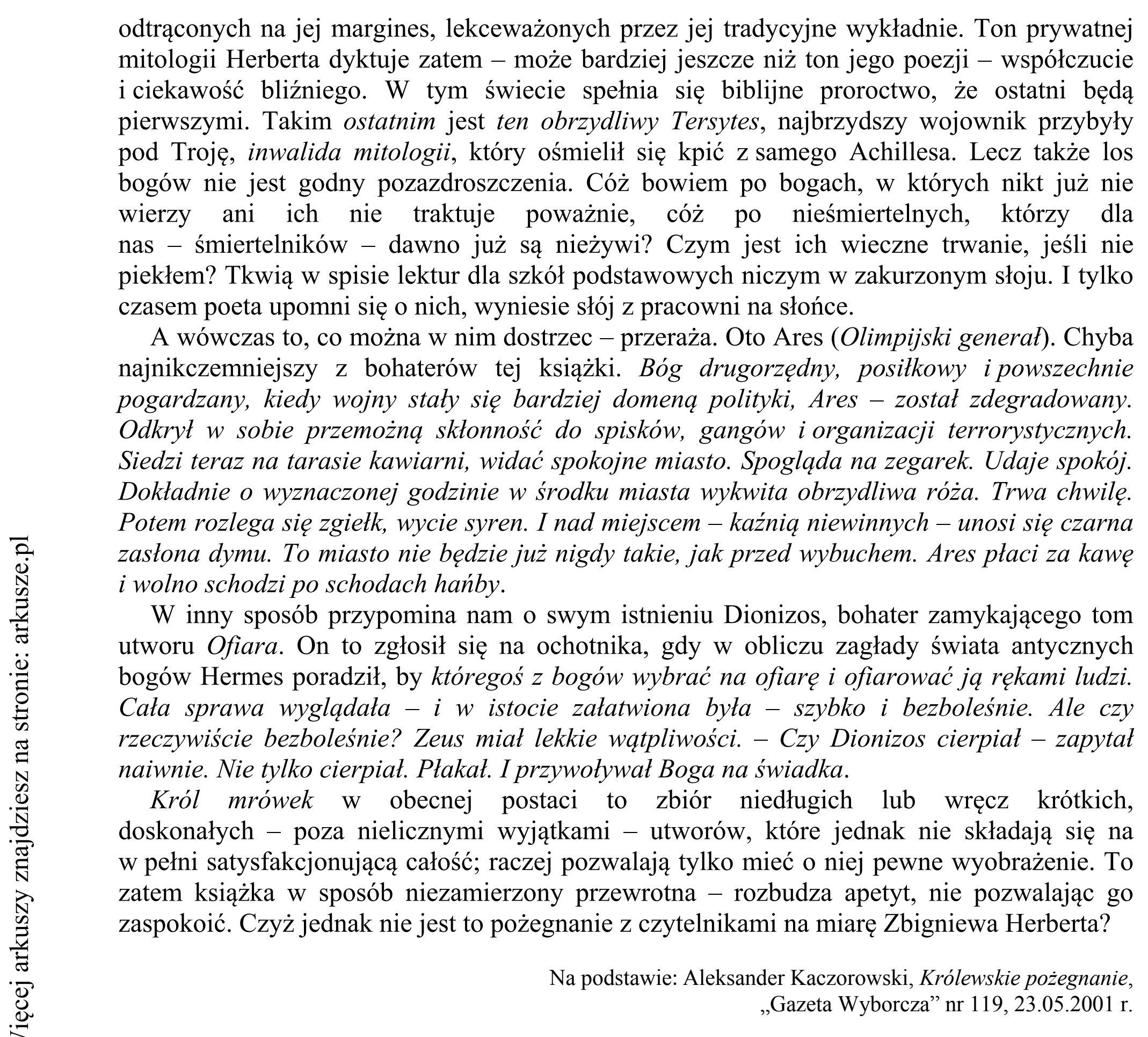 Matura dodatkowa, czerwiec 2015, wstęp zadania 2, fragment 2