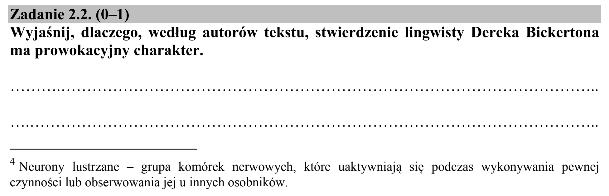 Matura dodatkowa, czerwiec 2016, zadanie 2.2, fragment 1