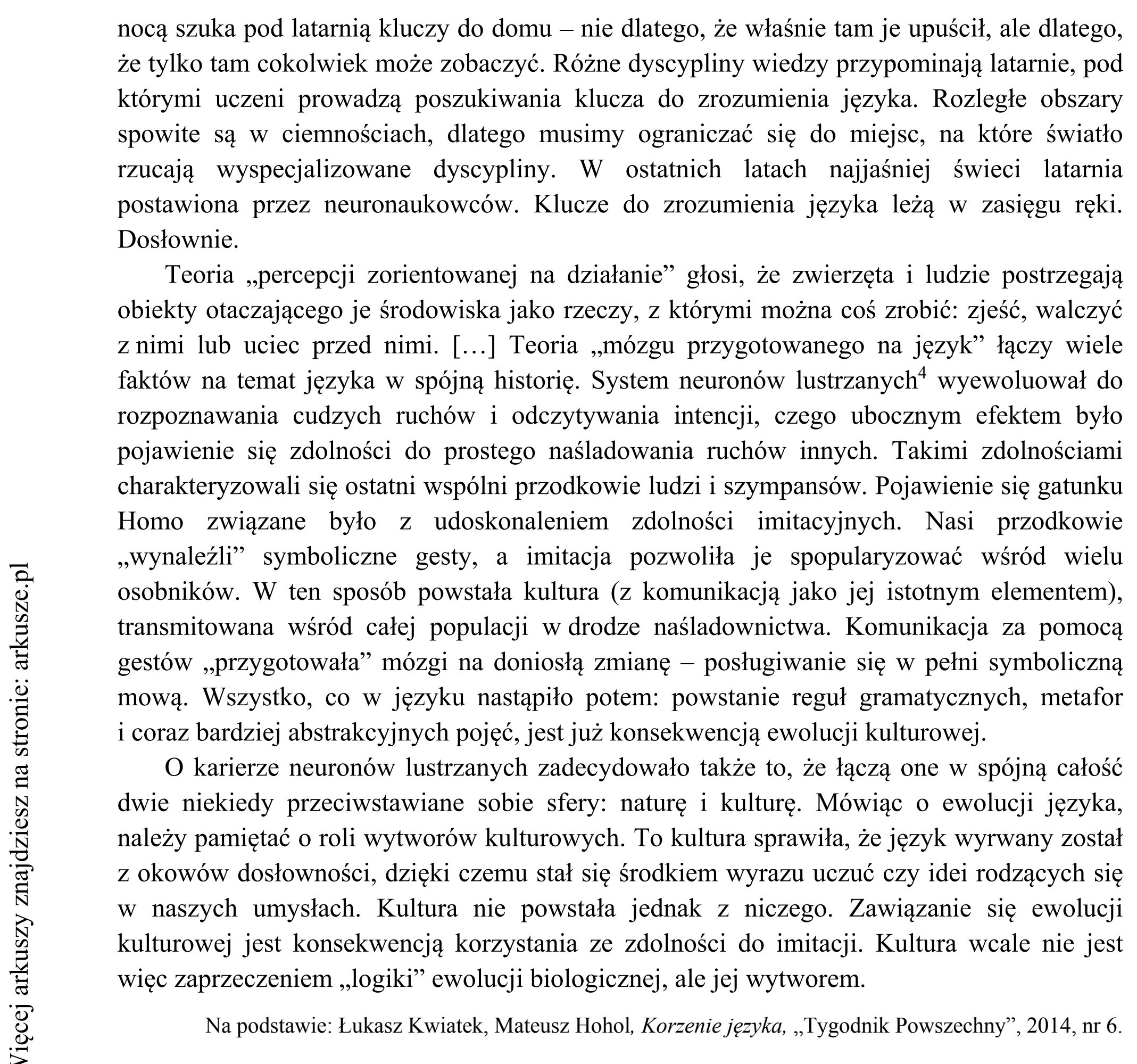 Matura dodatkowa, czerwiec 2016, wstęp zadania 2, fragment 2