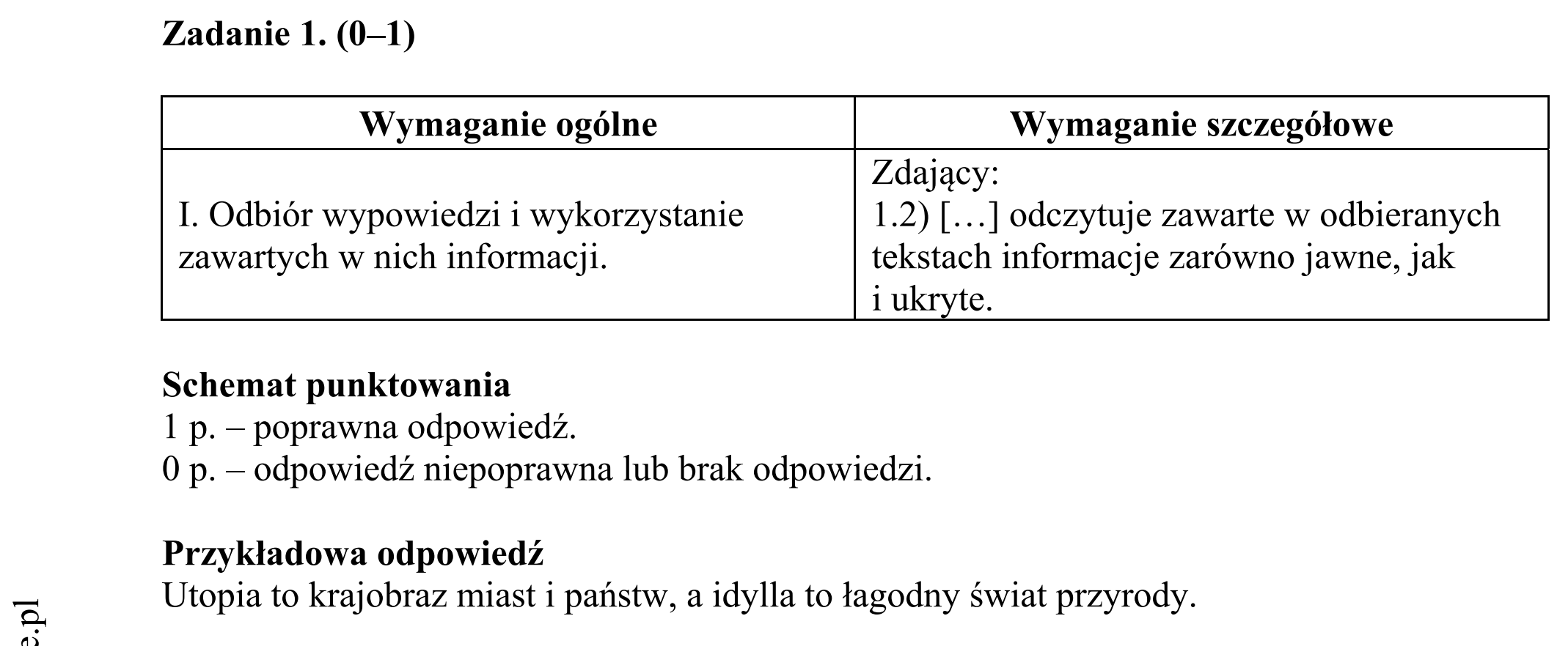 Matura dodatkowa, czerwiec 2017, odpowiedź do zadania 1