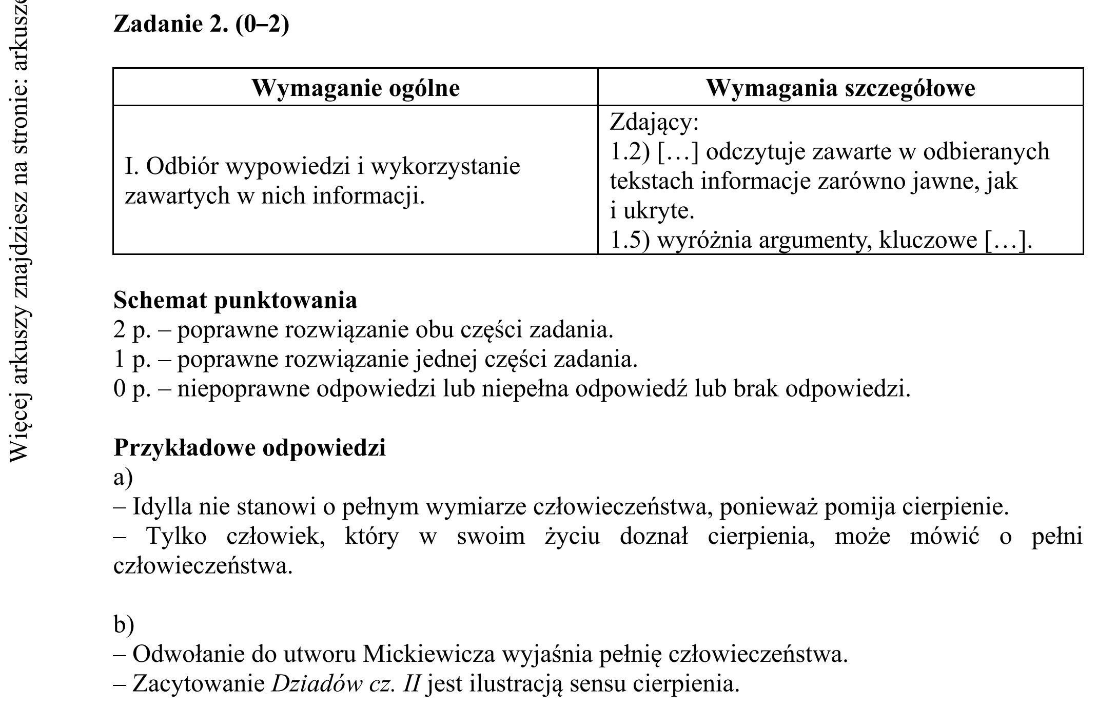 Matura dodatkowa, czerwiec 2017, odpowiedź do zadania 2