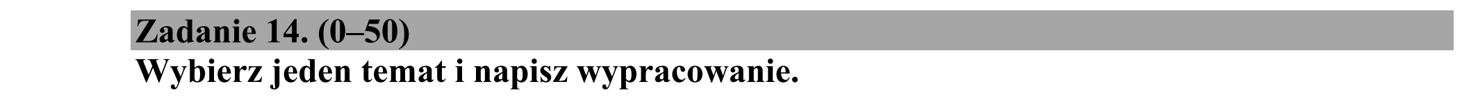 Matura dodatkowa, czerwiec 2017, podgląd zadania 14