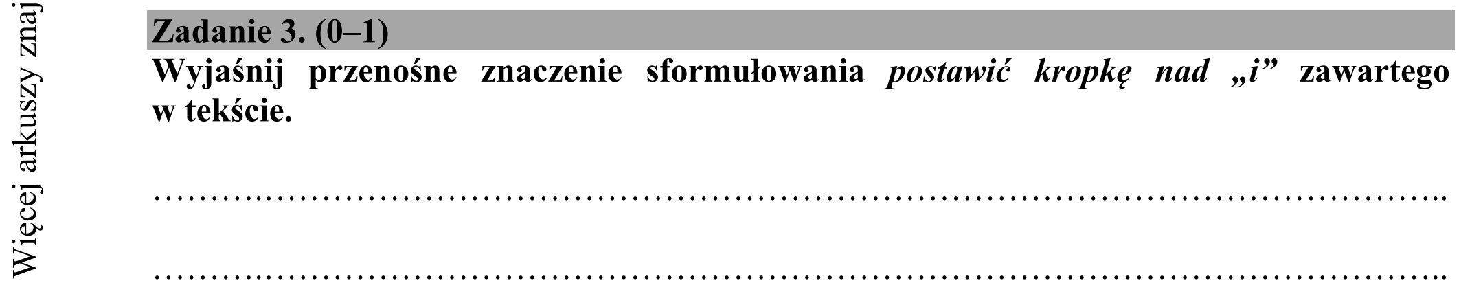 Matura dodatkowa, czerwiec 2017, podgląd zadania 3