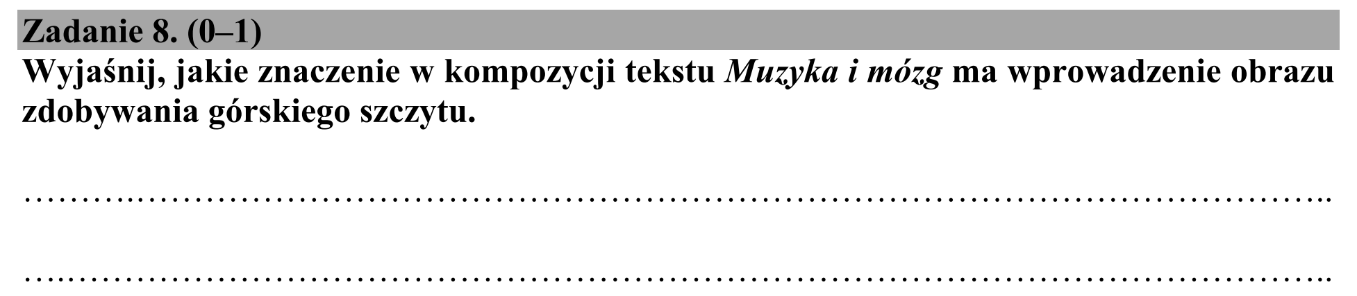 Matura dodatkowa, czerwiec 2017, podgląd zadania 8
