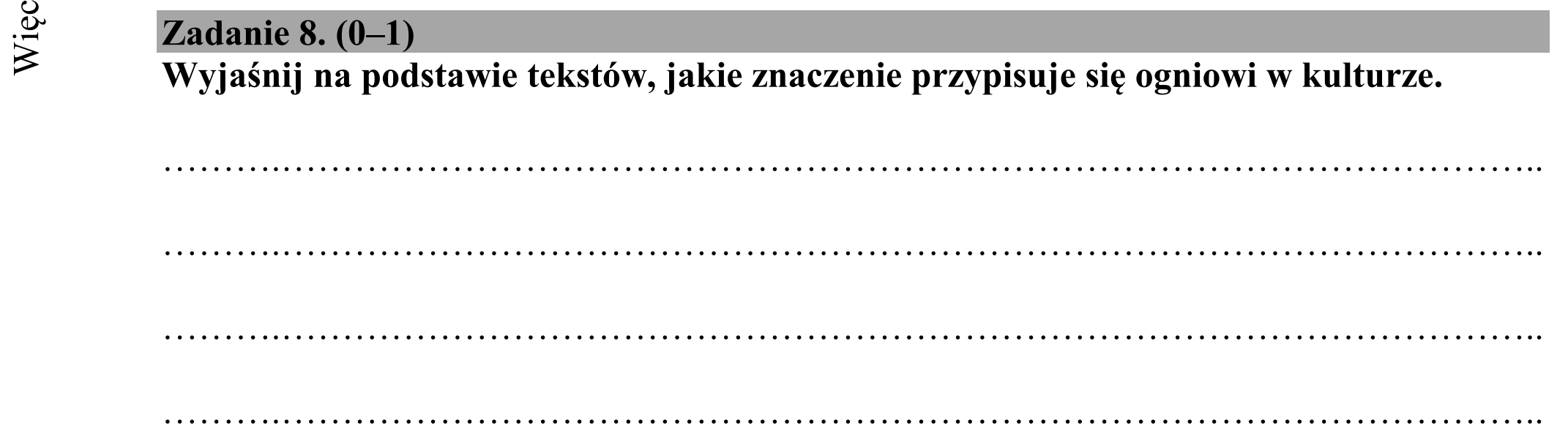 Matura dodatkowa, czerwiec 2019, podgląd zadania 8