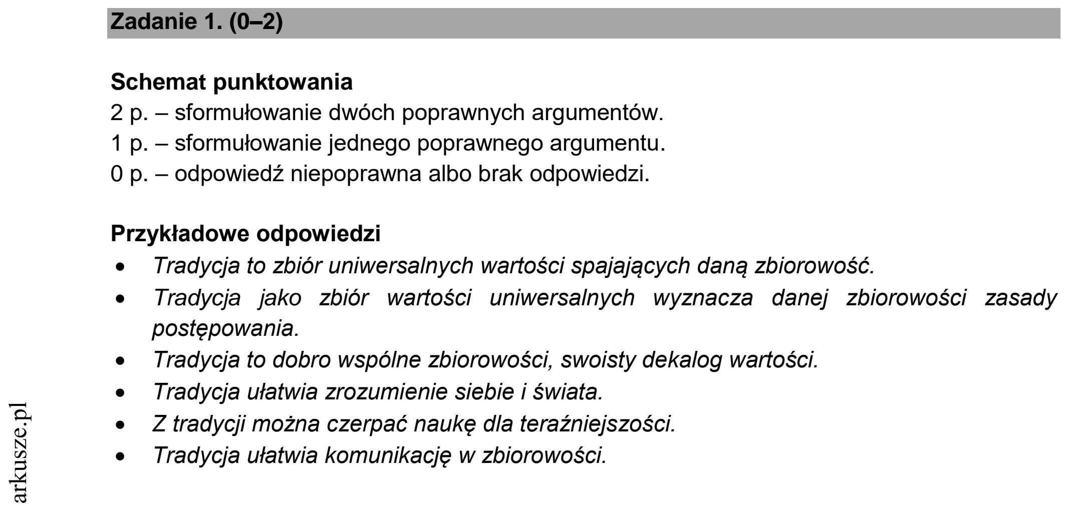 Matura dodatkowa, czerwiec 2021, odpowiedź do zadania 1