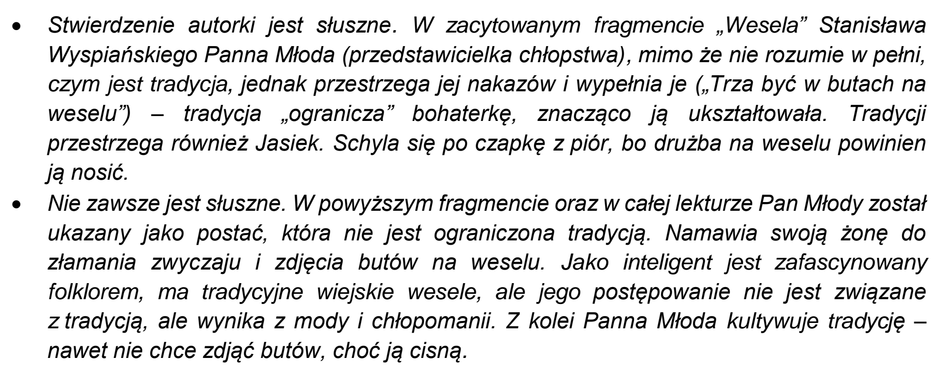 Matura dodatkowa, czerwiec 2021, odpowiedź do zadania 4, fragment 2