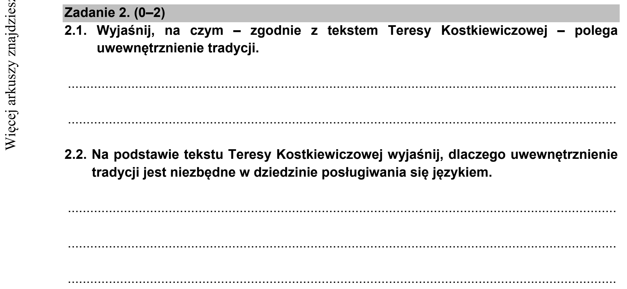 Matura dodatkowa, czerwiec 2021, podgląd zadania 2