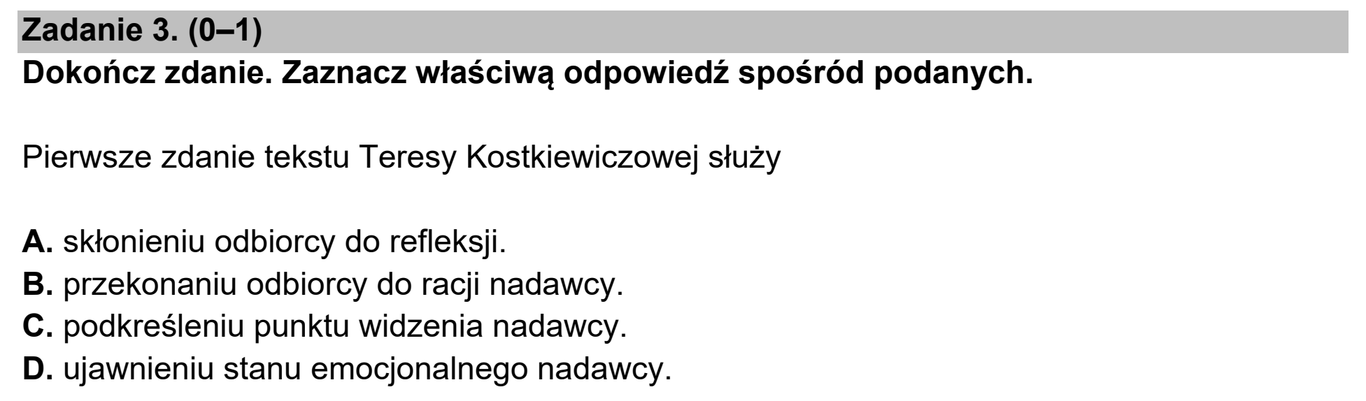 Matura dodatkowa, czerwiec 2021, podgląd zadania 3