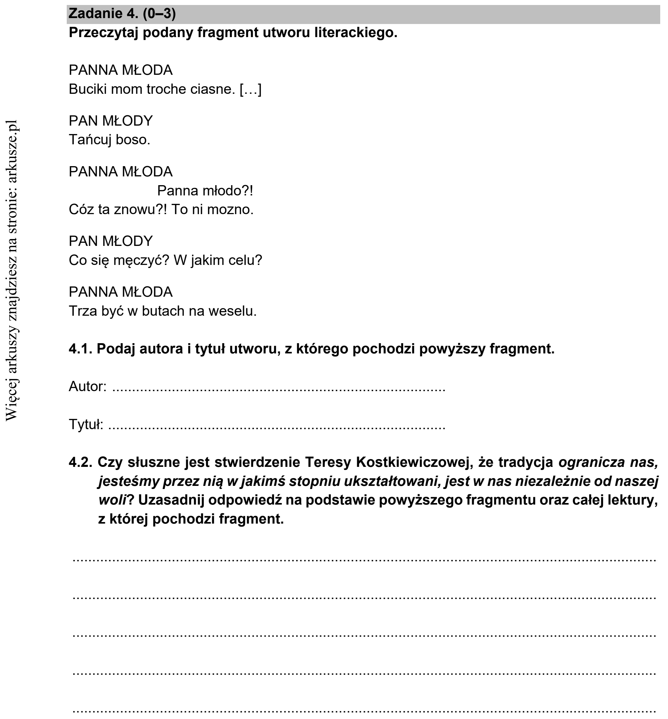 Matura dodatkowa, czerwiec 2021, podgląd zadania 4