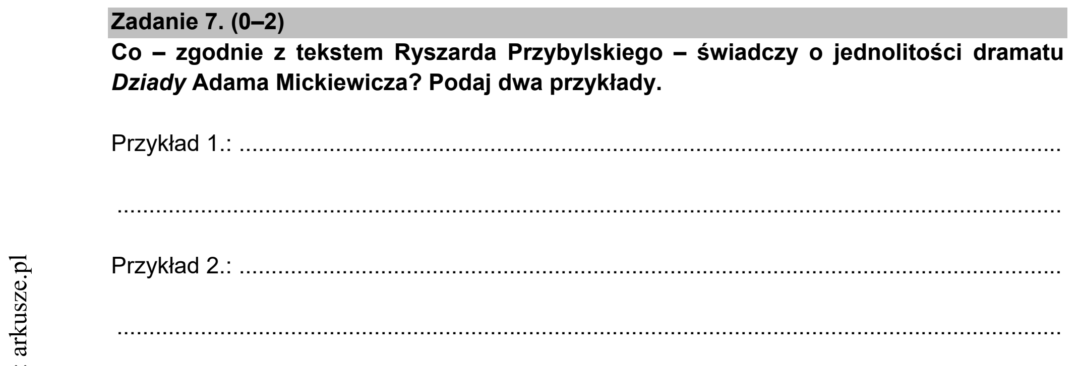 Matura dodatkowa, czerwiec 2021, podgląd zadania 7
