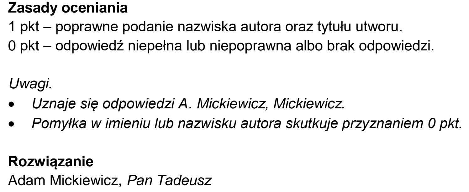 Matura dodatkowa, czerwiec 2023, odpowiedź do zadania 4, fragment 1